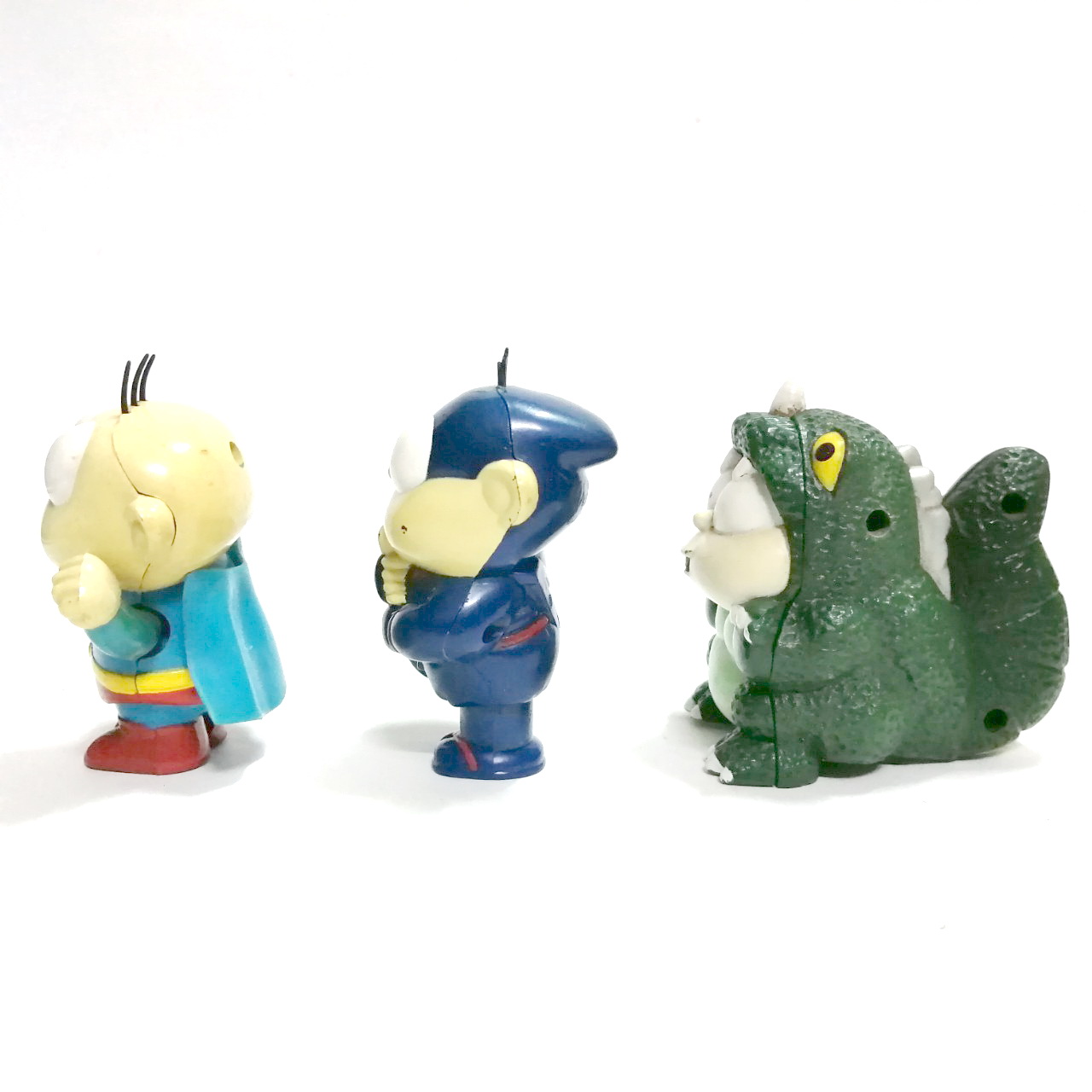 ตุ๊กตา ปังปอนด์ พรีเมี่ยมจาก 7-11 ก๊อตจิ ปอนด์, นินจาปอนด์ และซุปเปอร์ ปอนด์ *** ลานช้าและเสื่อมตามอายุ ขายตามสภาพ ทั้งชุด 3 ตัว ขนาดตามภาพ