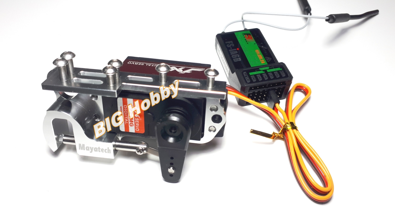 Airdrop ชุดปล่อยอุปกรณ์จากโดรน พร้อมเซอร์โวแรงดึง 20KG Thrower Aerial Vehicle Throw Device for Drone