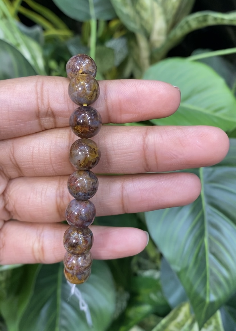 กำไลพลอยแท้ ปีเตอร์ไซต์ Pietersite Bracelet