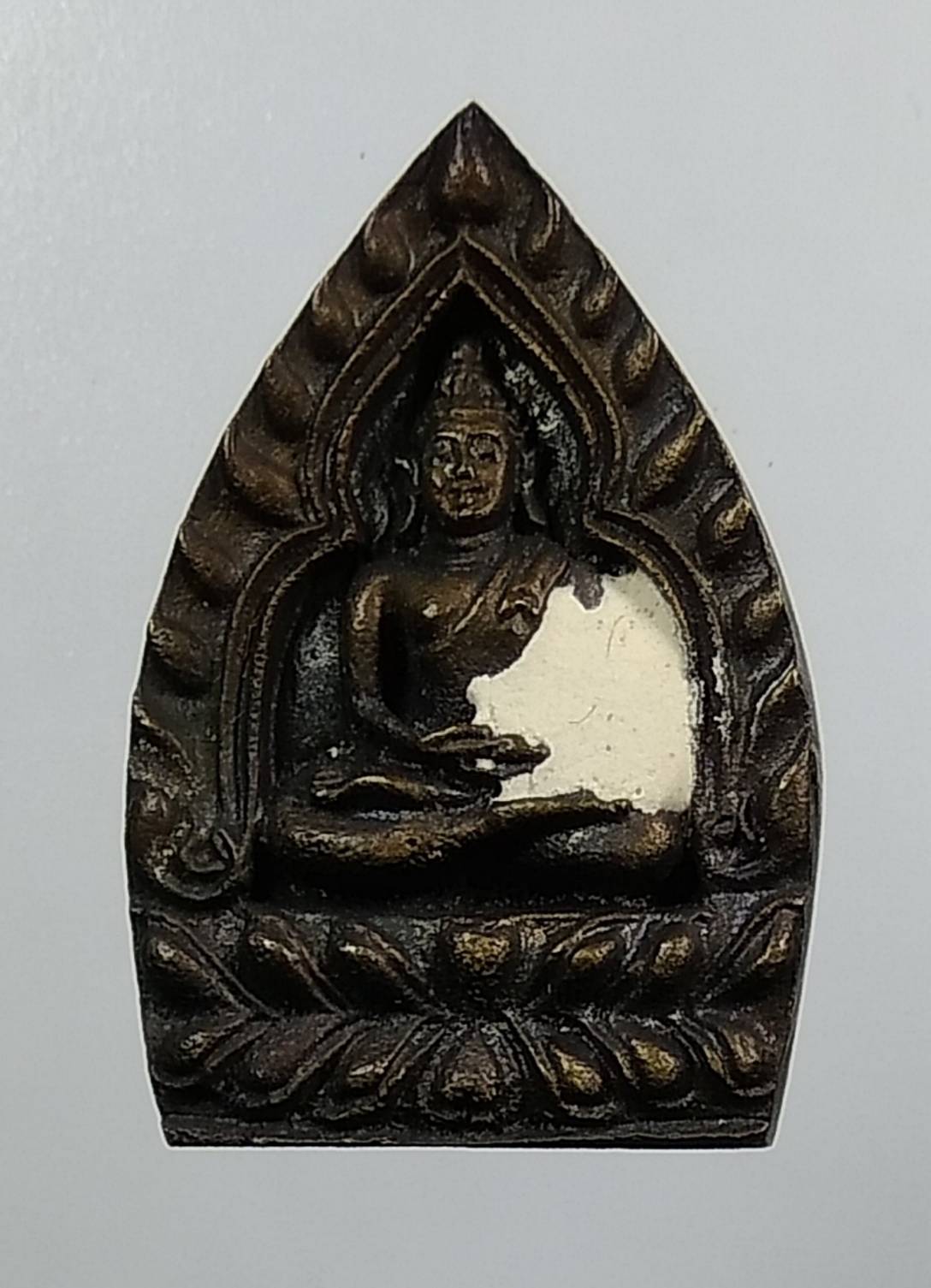 A1370 เหรียญหล่อเจ้าสัว หลวงปู่คร่ำ วัดวังหว้า จ.ระยอง ปี2537