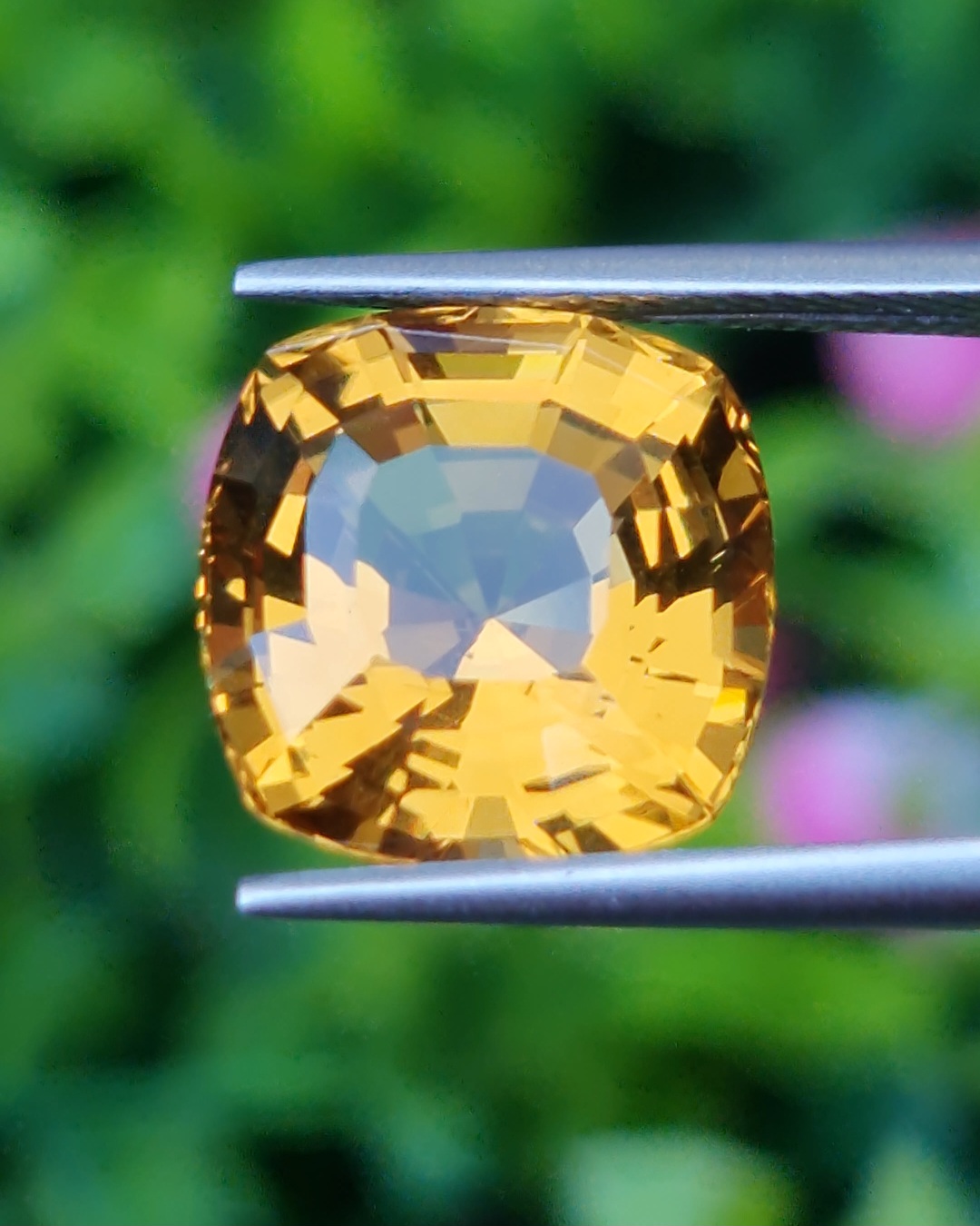 พลอย ซิทริน Citrine 6.82 กะรัต (Cts.) พลอยแท้ อัญมณีมงคลประจําวันเกิด เครื่องประดับพลอย