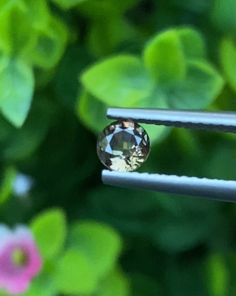 พลอย อเล็กซานไดร์ (Natural Alexandrite Chrysoberyl) เจ้าสามสี 0.44 กะรัต (Cts.) พร้อมใบเซอร์ พลอยแท้ อัญมณีมงคลประจําวันเกิด เครื่องประดับพลอย