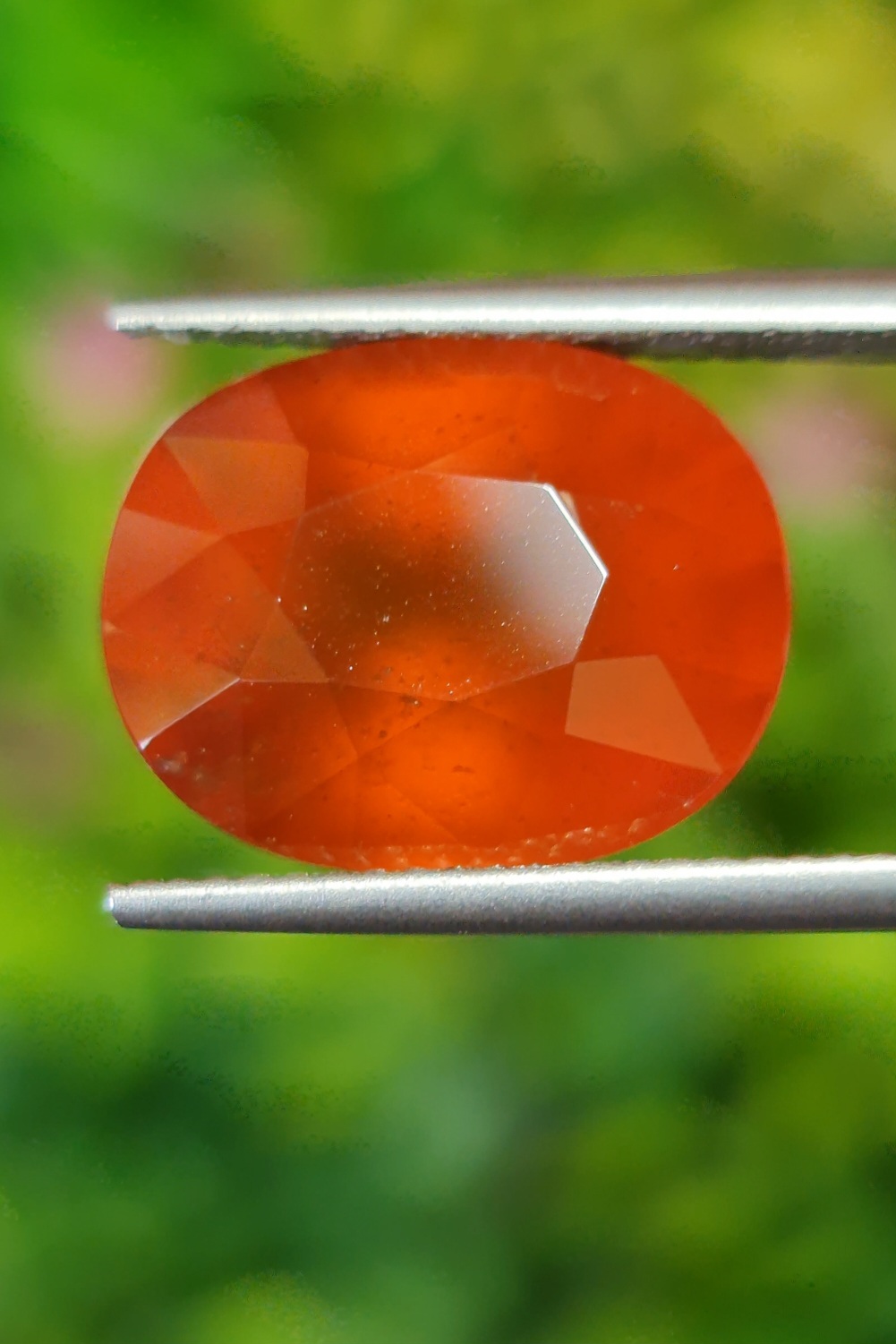 พลอย เฮลโซไนท์ การ์เน็ท Hessonite Garnet 12.75 กะรัต (Cts.) ดิบ Unheated พลอยแท้อัญมณีมงคล ประจําวันเกิด เครื่องประดับพลอย