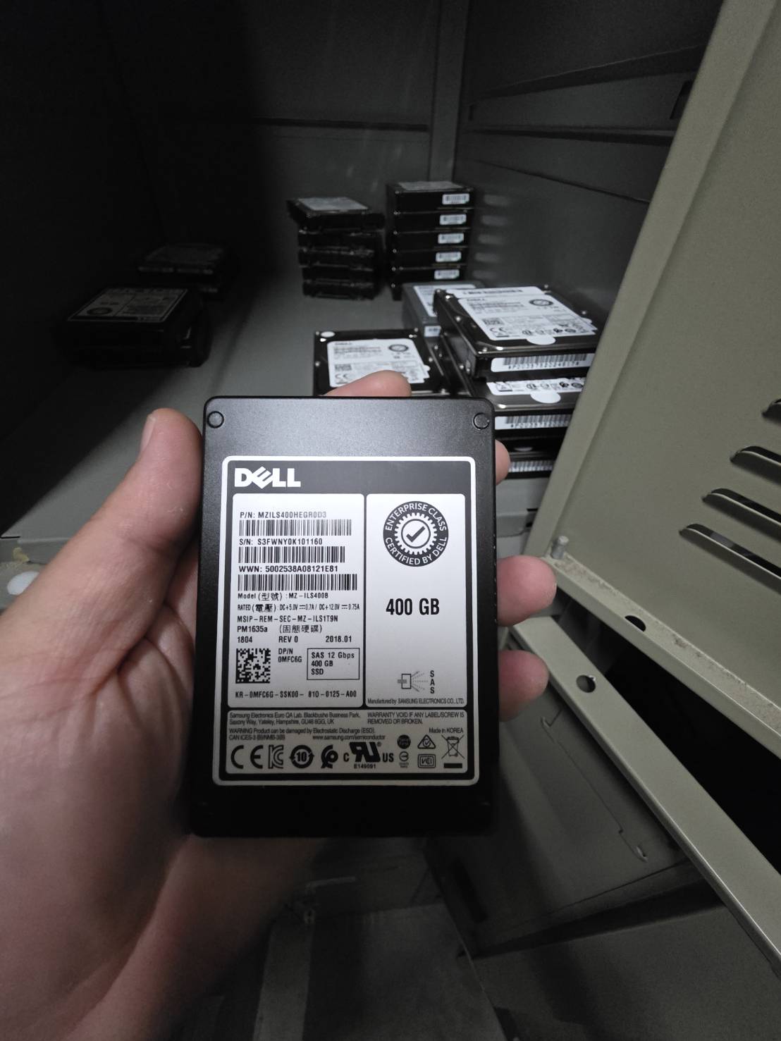 Dell Harddisk SAS SSD 400 GB