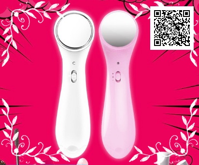 เครื่องนวดหน้าไอออนนิค ทำความสะอาดผิว และบำรุงผิวหน้า Facial Massager พกพาง่าย การันตีเคลม**