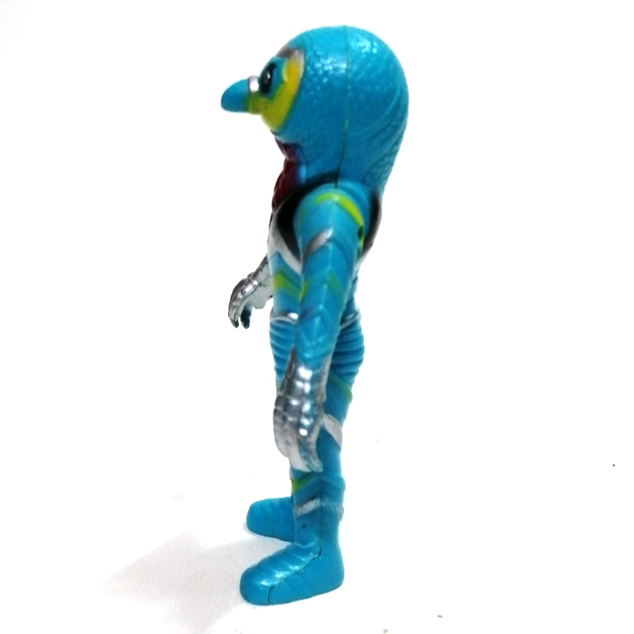 ฟิกเกอร์ 4 - 4,5 นิ้ว ขนาดตามรูป งานไทย งานเก่า มนุษย์ดาวกัส จากอุลตร้าเซเว่น ขยับแขนขาได้ พลาสติกโปร่ง สภาพดีมีรอยบ้าง ค่อนข้างหายาก