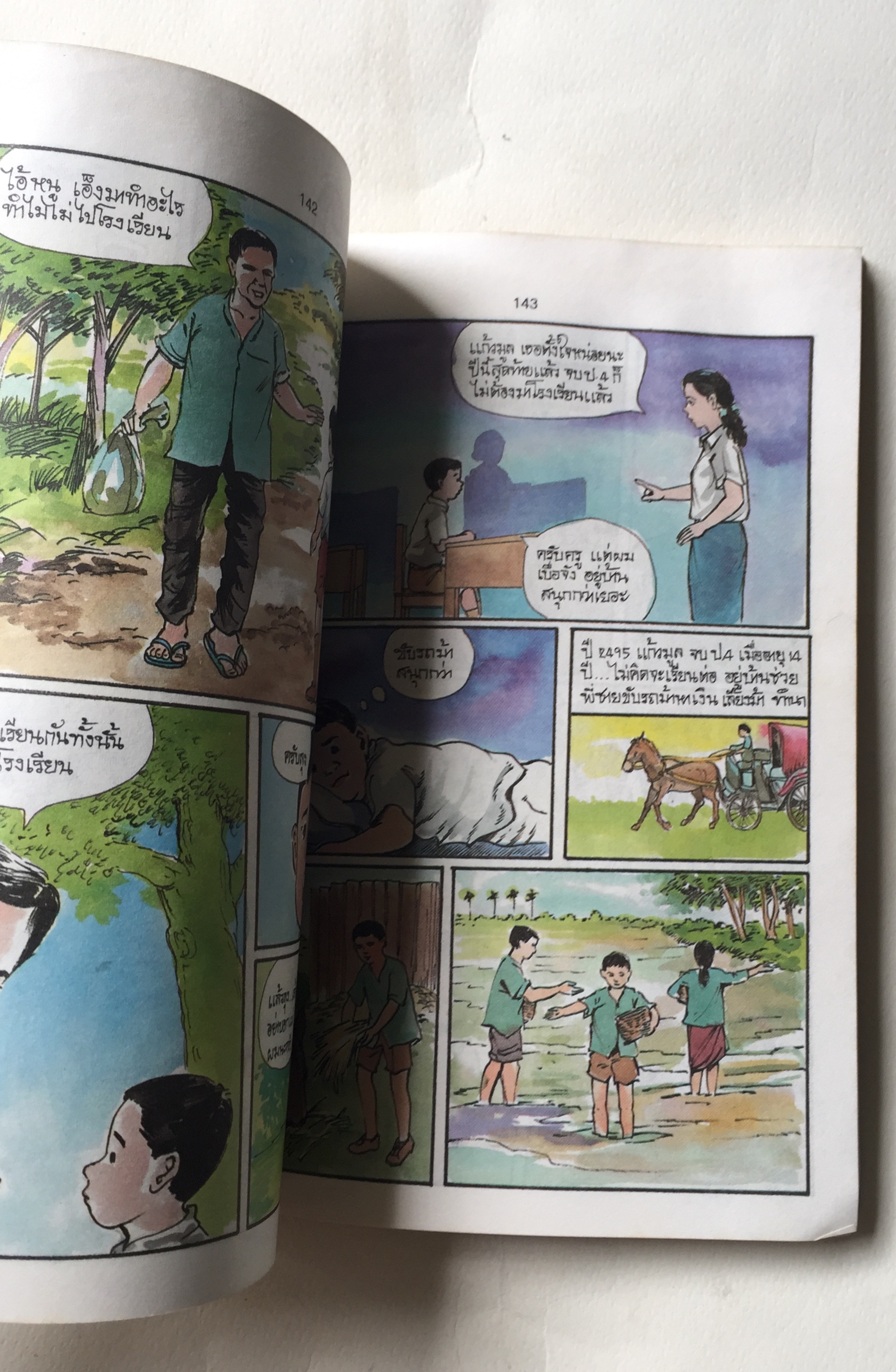 หนังสือเก่ามีตำหนิตามภาพ, หนังสือภาพวาดการ์ตูนสีทั้งเล่ม การ์ตูนสร้างสรรค์ชุด ชีวิตต้องสู้ เล่ม 2 พิมพ์ครั้งที่ 1 ปี 2534 ที่ปรึกษา นายมะเดื่อ เสมา, เขียนภาพโดย ดิลก