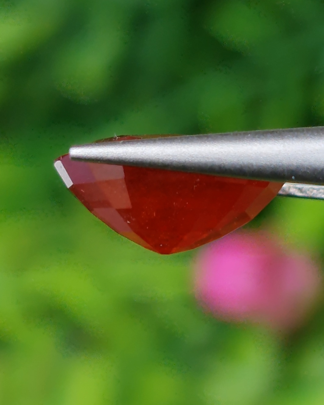 พลอย ทับทิม ซองเจีย Songea Ruby Sapphire 4.97 กะรัต (Cts.) พลอยแท้ อัญมณีมงคลประจําวันเกิด เครื่องประดับพลอย