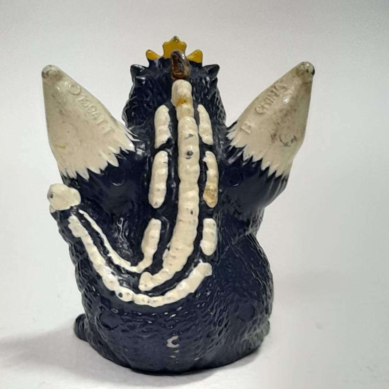 ฟิกเกอร์ยางตัน ขนาด2 นิ้ว สเปซก๊อตซิลล่า มือสองสภาพดีมีรอยบ้าง มีปั๊ม