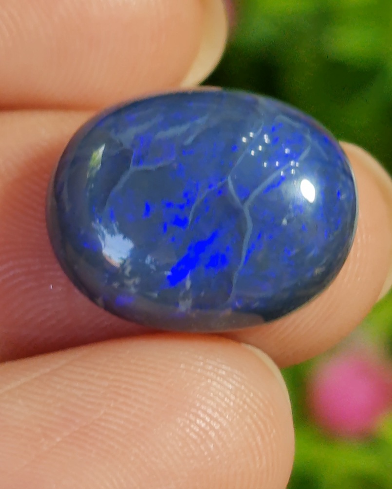 พลอย โบลเดอร์ โอปอล ออสเตรเลีย Australian Boulder Opal 7.30 กะรัต (Cts.) พลอยแท้ อัญมณีมงคลประจําวันเกิด เครื่องประดับพลอย