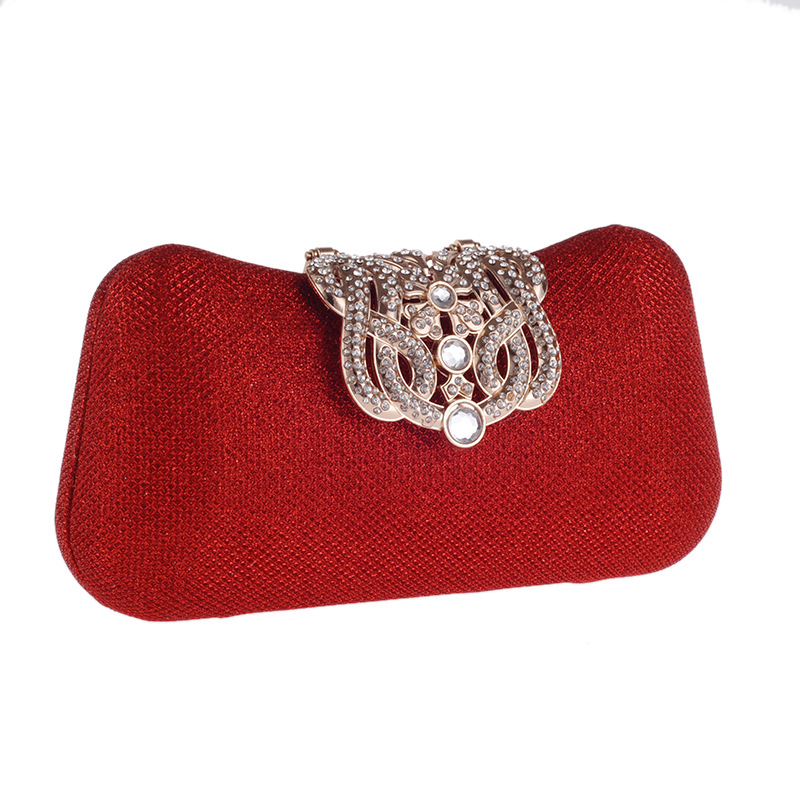 Pre-order กระเป๋าออกงาน Evening Clutch ทรงสวย แต่งเพชร จับถนัดมือ สวยหรู