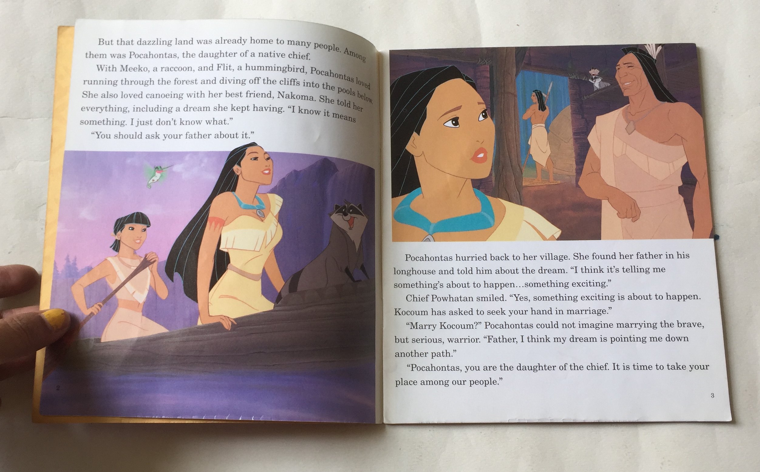 หนังสือนิทานเก่าจากเจ้าหญิงดิสนีย์ มีหลายภาพ,โพคาฮอนตัส Pocahontas