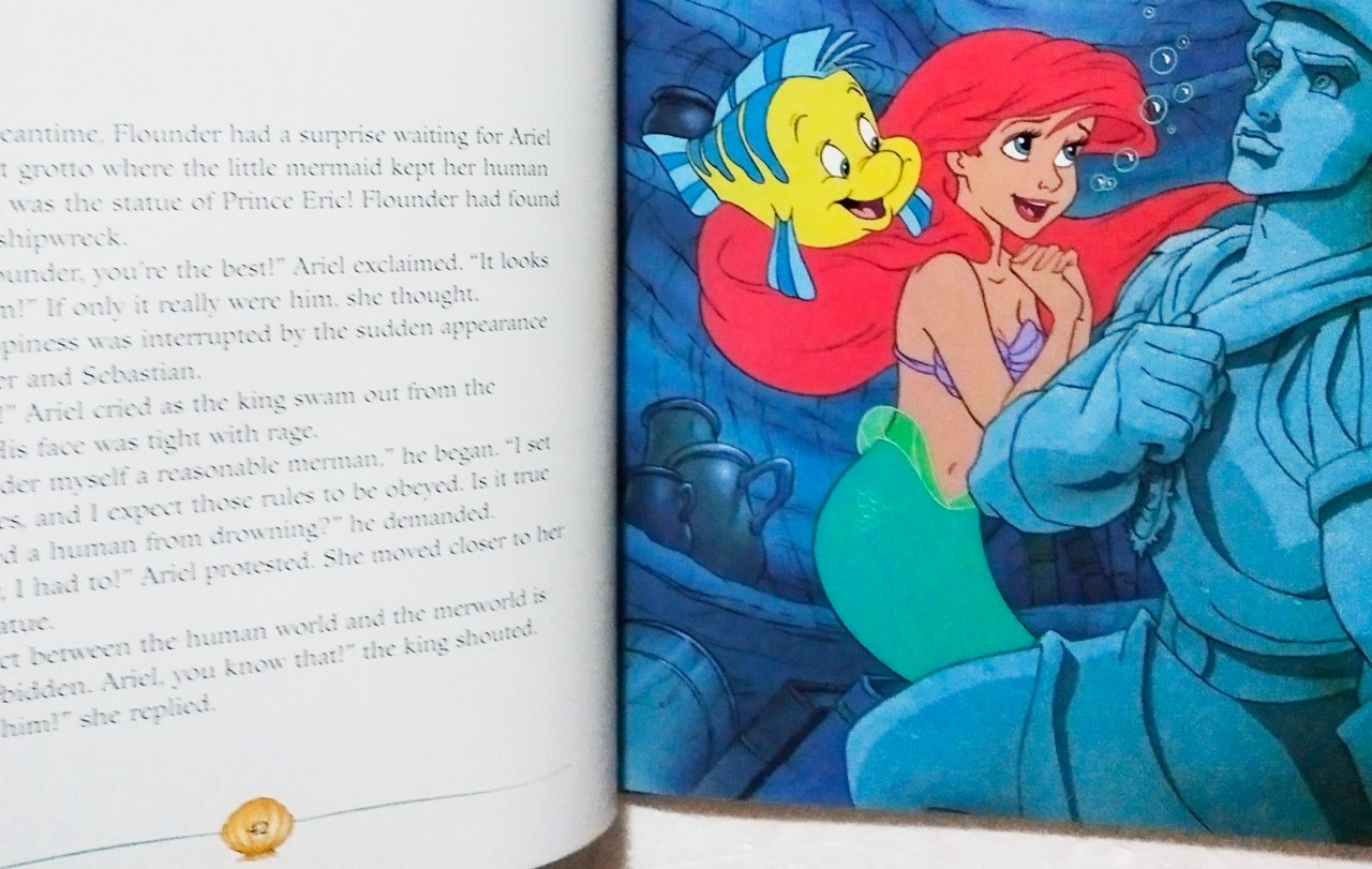 หนังสือนิทานภาพสวย**ปกหลังมีตำหนิตรงสันบนและมีรอยตามภาพ, เจ้าหญิงเงือกน้อย แอเรี่ยล The Little Mermaid