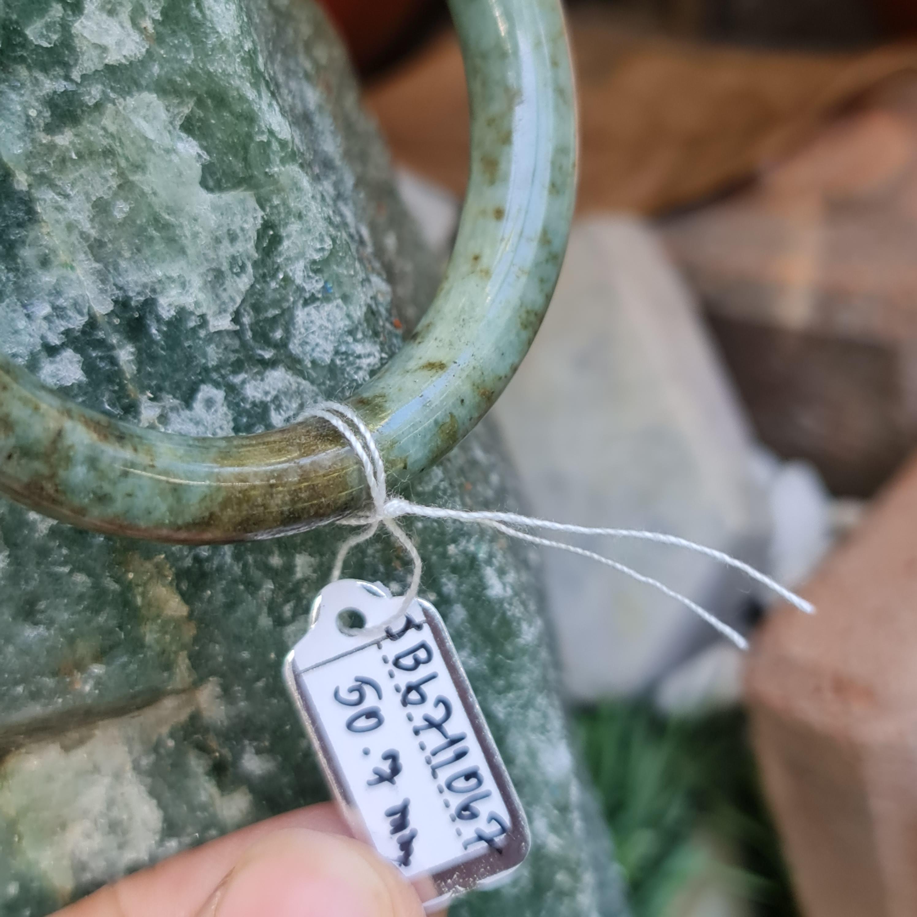 JB6711067 หยก พม่า แท้ Jade กำไลหยก (Jadeite bracelet) พม่า (Myanmar) 50.7 มม.