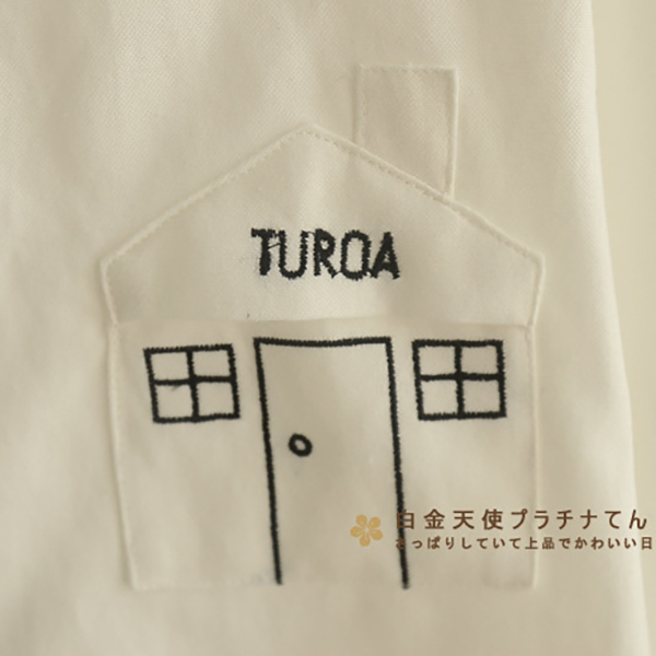 เสื้อเชิ้ตแขนยาว แต่งกระดุมปักลายวินเทจ (12149LM)