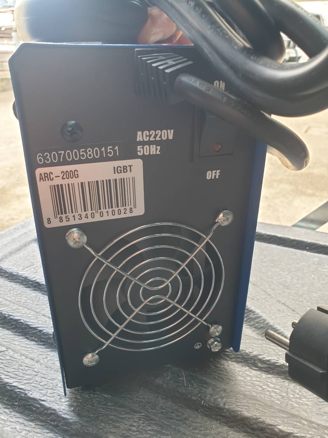 Electric Welding WORKWELD ARC-200G Power 200 A Blue