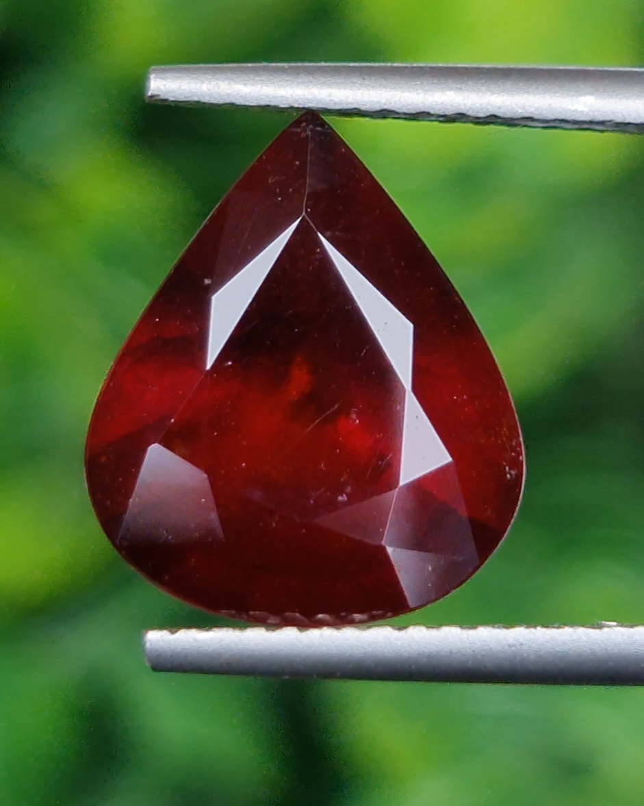 พลอย เฮลโซไนท์ การ์เน็ท Hessonite Garnet 4.70 กะรัต (Cts.) ดิบ Unheated พลอยแท้อัญมณีมงคล ประจําวันเกิด เครื่องประดับพลอย