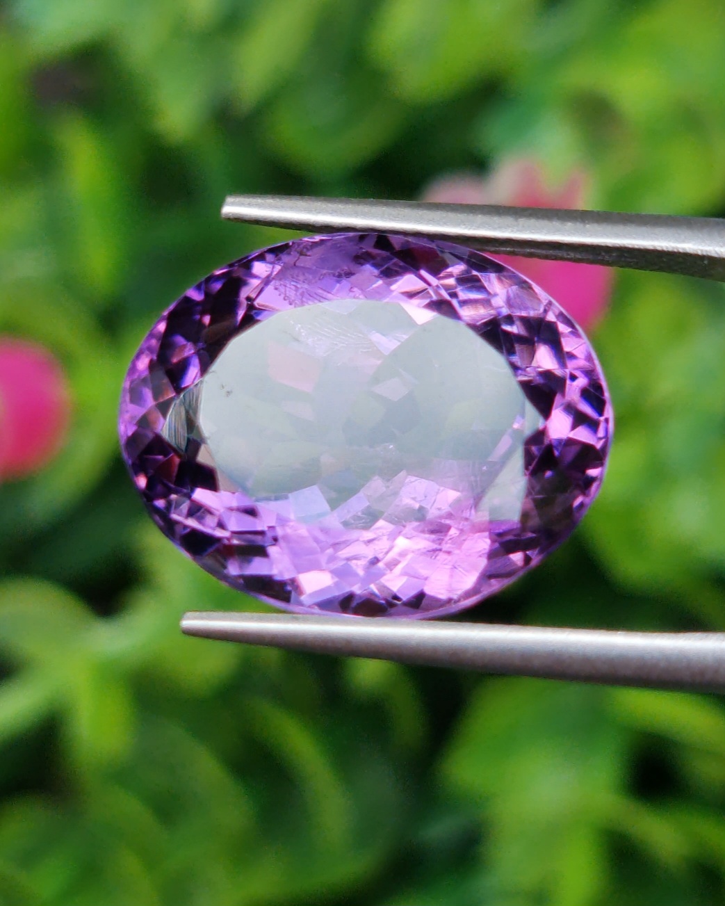 พลอย อเมทิส Amethyst 14.43 กะรัต (Cts.) พลอยแท้ อัญมณีมงคลประจําวันเกิด เครื่องประดับพลอย