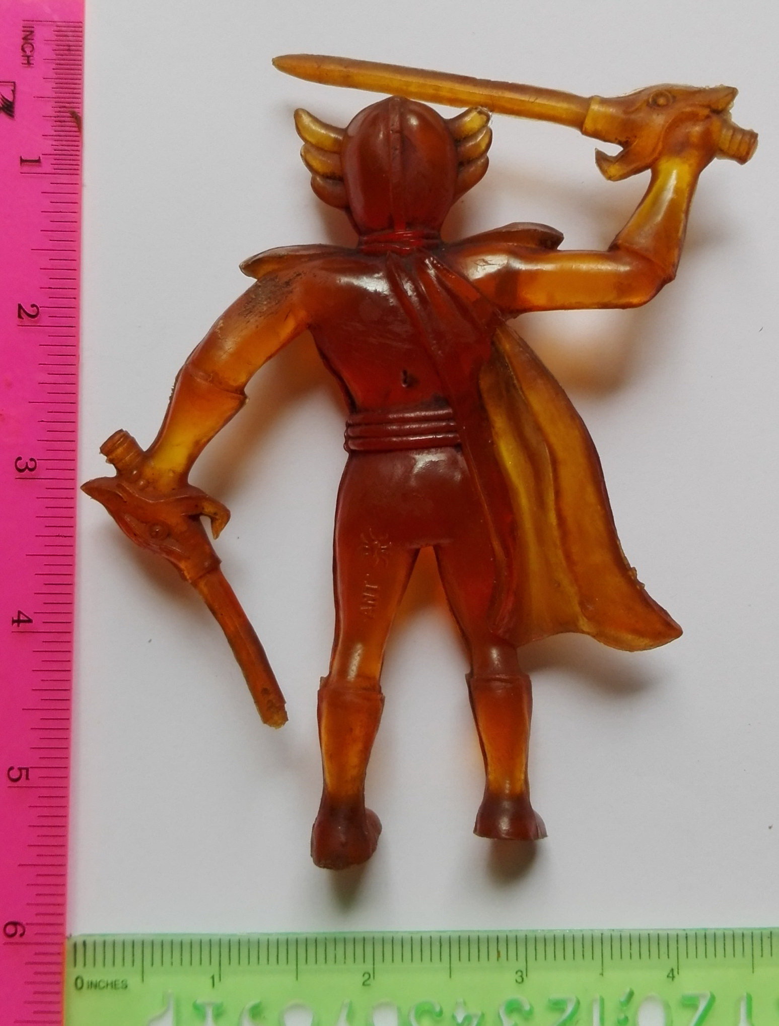 ตุ๊กตุ่น แอ๊นท์ 5" Ants ตุ๊กตุ่นยางไสสีน้ำตาลส้ม 'บีบิว' 3 ยอดมนุษย์ บีบิว น้ำกรด ดินระเบิด