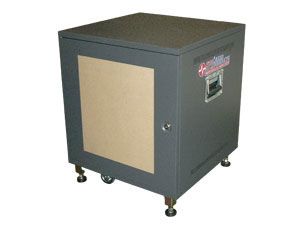 NPE QRd-12U Rack ตู้เก็บเครื่องเสียงทำจากเหล็ก12U 2ฝาหน้าใส-หลังทึบ มีล้อเลื่อน
