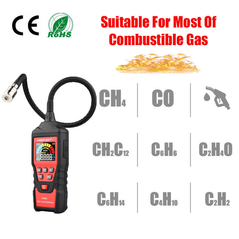 เครื่องตรวจวัดแก๊ส ตรวจจับแก๊สรั่วไหล รุ่น HT601 Gas Leakage Detector