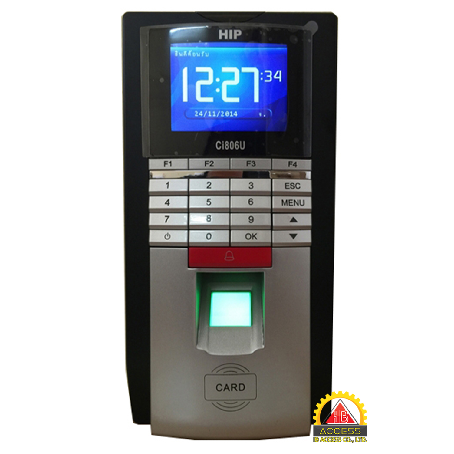 เครื่องสแกนลายนิ้วมือ ยี่ห้อ HIP รุ่น CI806U (ระบบ Access Control)