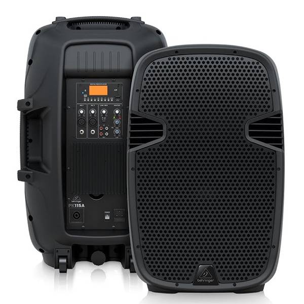 BEHRINGER PK115A ตู้ลำโพง 15 นิ้ว 2 ทาง 800 วัตต์ มีแอมป์ในตัว คลาส AB built-in มิกเซอร์ 2 ชาแนล รองรับบลูทูธ
