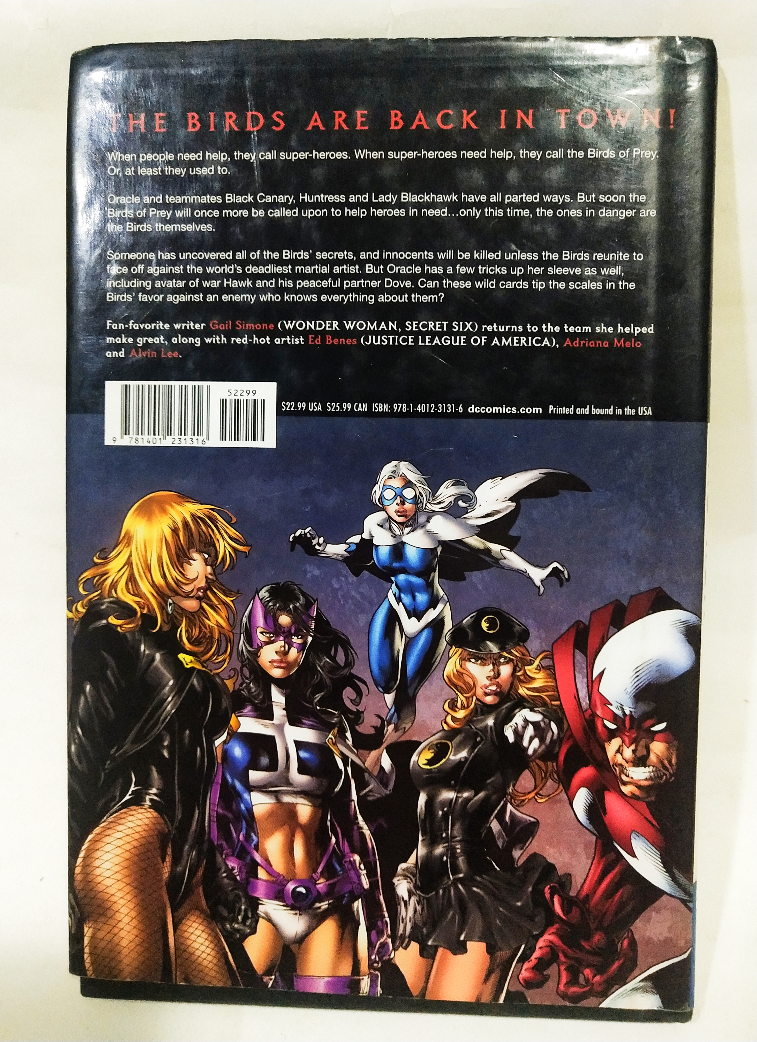 มือ2,หนังสือภาพสีการ์ตูนค่ายดีซีคอมิคส์ เบิร์ดออฟเพรย์ Bird_of_Prey ฉบับภาษาอังกฤษ หนังสือปกแข็ง มีปกนอก สภาพดี