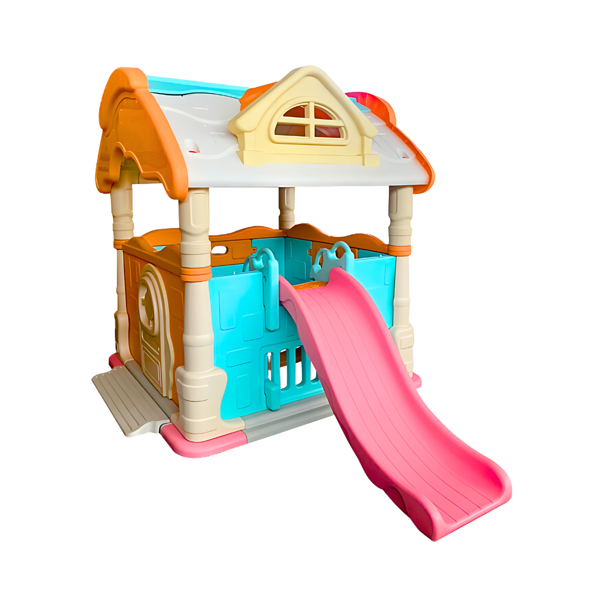 บ้านของเล่น บ้านพาสเทลกระดานลื่น Play House Slide Pastel House