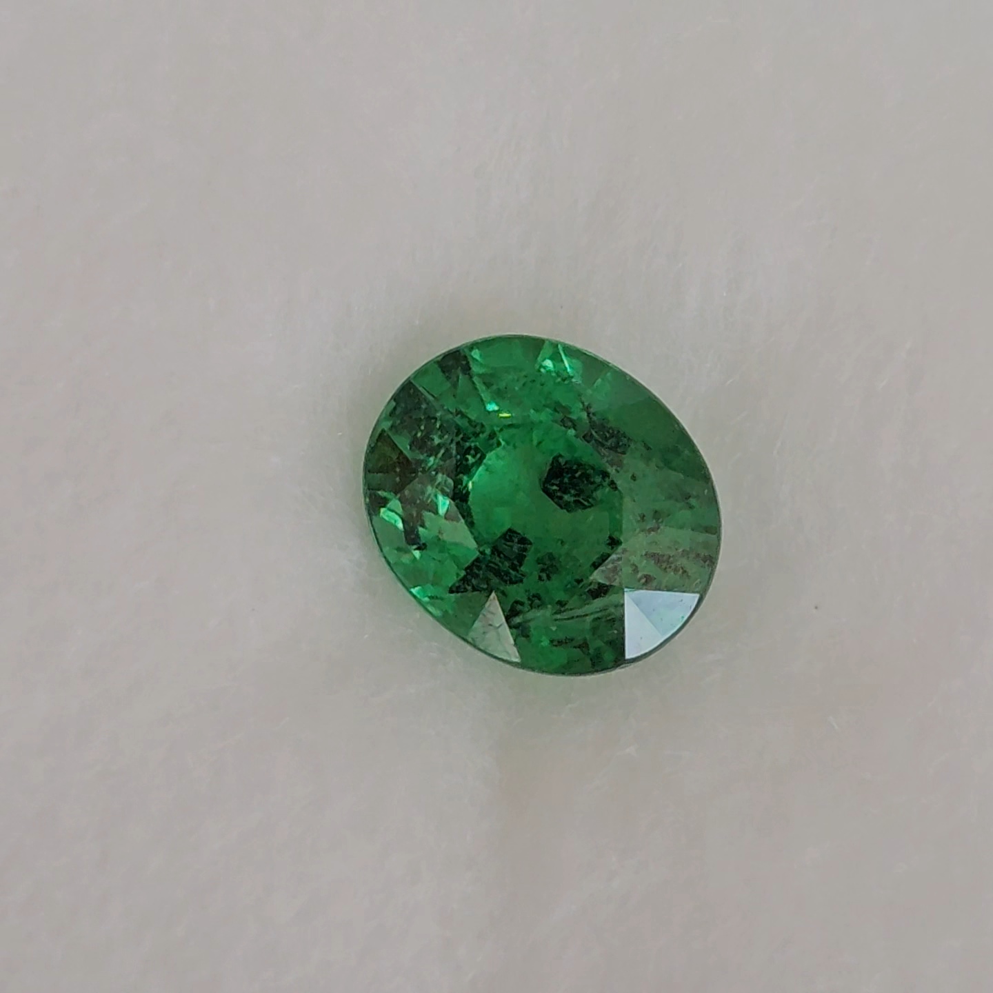 พลอย ซาโวไรท์ Tsavorite Garnet 1.06 กะรัต (Cts.) ดิบ Unheated พร้อมใบเซอร์ อัญมณีมงคลประจําวันเกิด เครื่องประดับพลอย