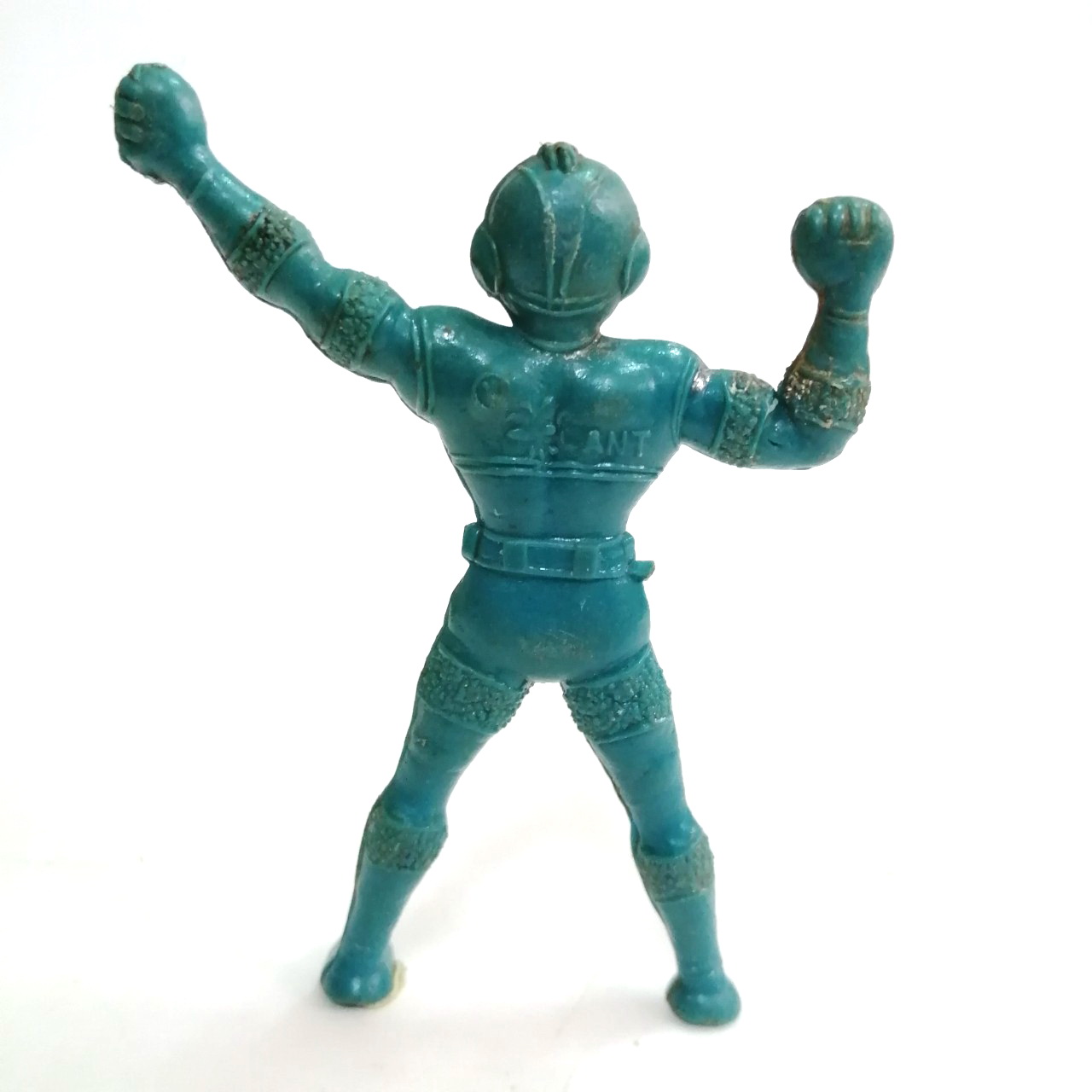 ตุ๊กตุ่น แอ๊นท์3นิ้ว **ปลายเท้าหัก, ไบโอแมน บลูทรี ตามรูป ตัวแข็ง สีน้ำเขียวอมน้ำเงิน