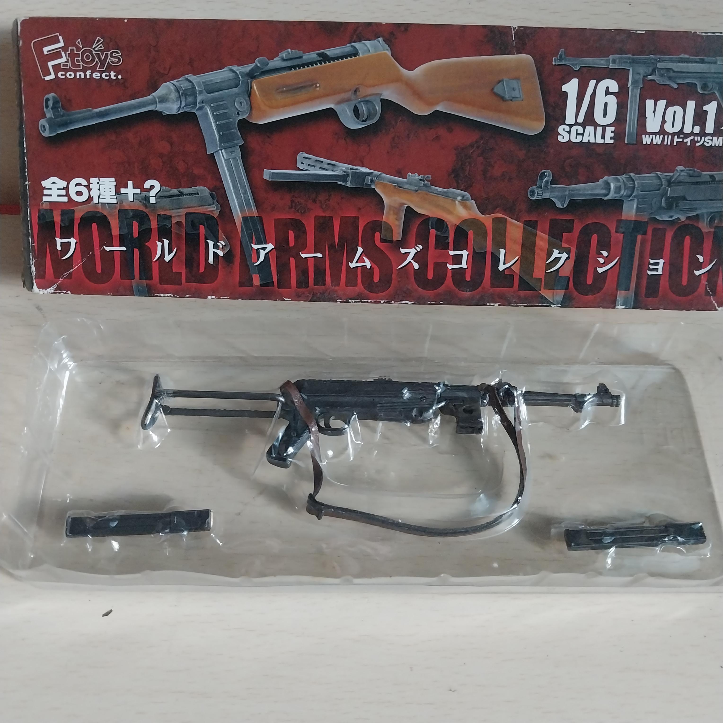 มีหลายภาพ ฟิกเกอร์ 1:6 ,WorldArmsCollection ,ปืนเยอรมันจากสงครามโลกครั้งที่2, เป็นปืนจากกล่องสุ่ม8แบบ สภาพสะสม