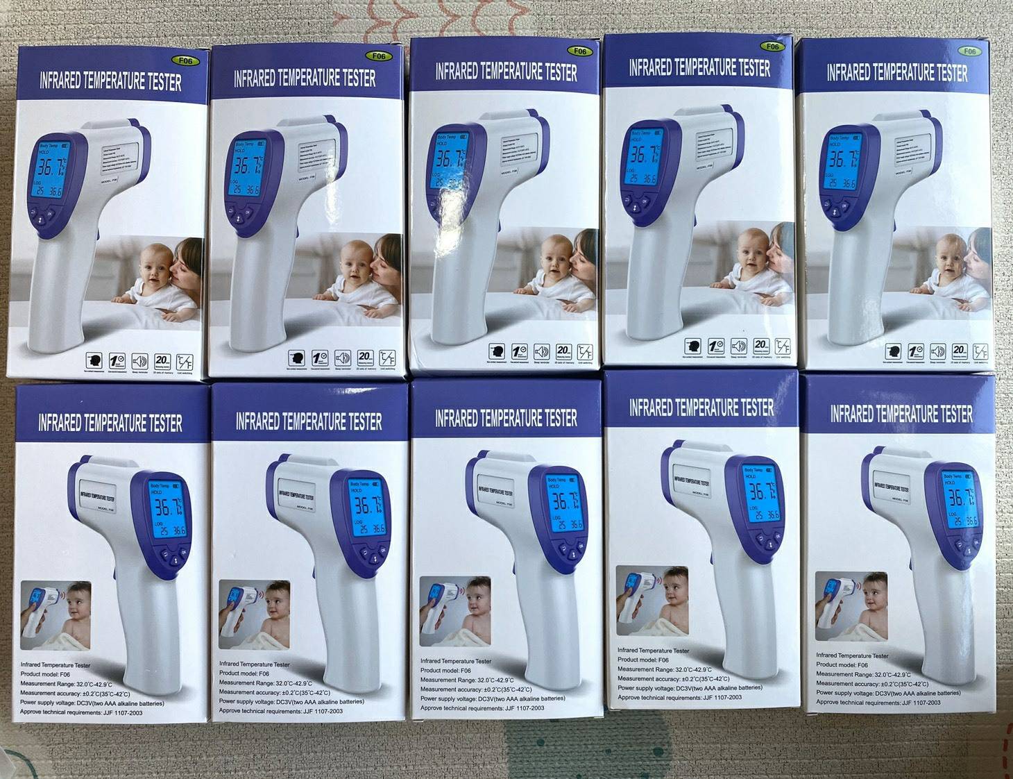 เครื่องวัดอุณหภูมิ Infrared thermometer รุ่น F06