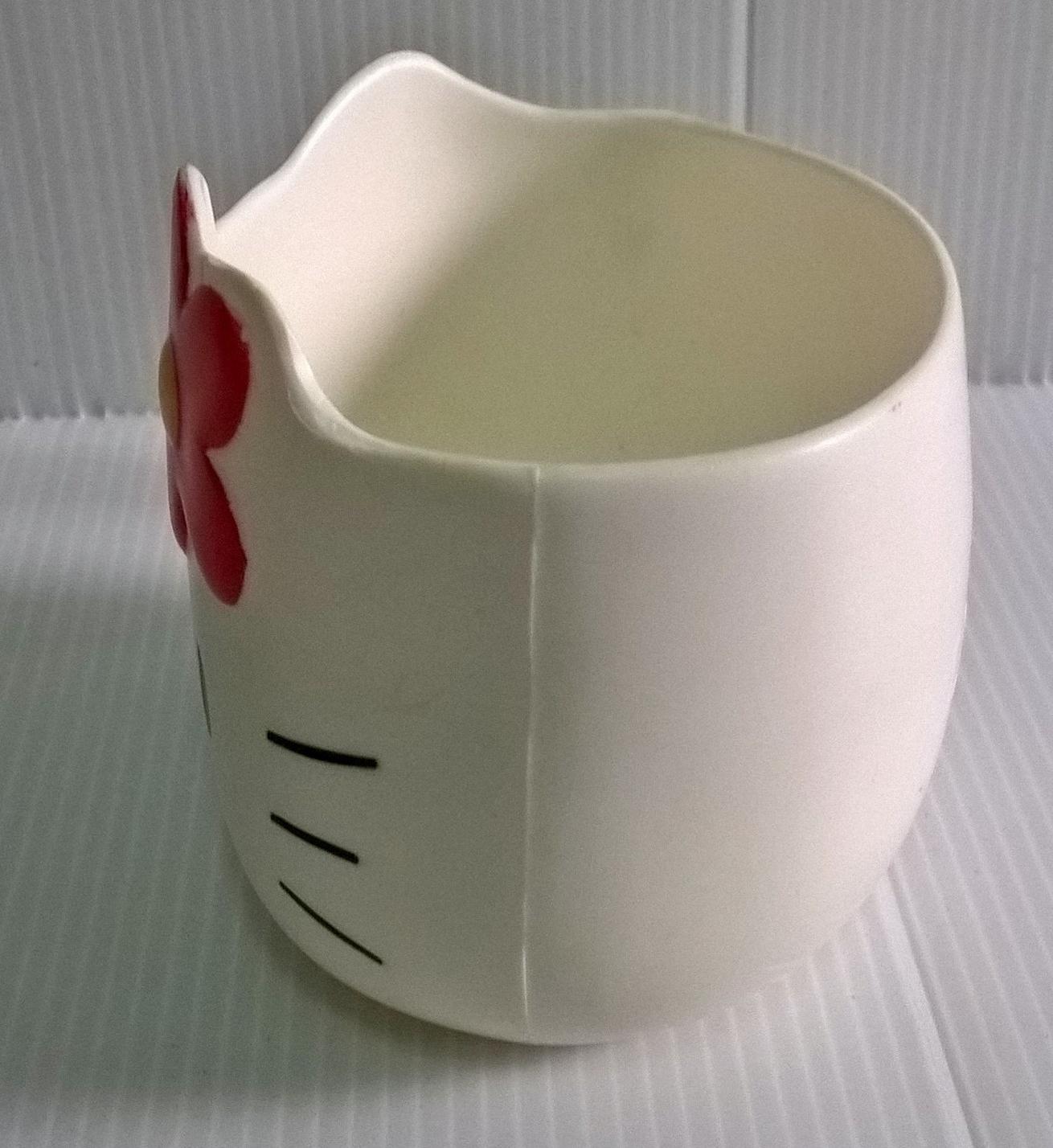 แก้วน้ำสำหรับเด็กทรงหัวคิตตี้ Hello Kitty, Sanrio ของสะสมจาก Lion ขนาดประมาณ 8*7 cm.