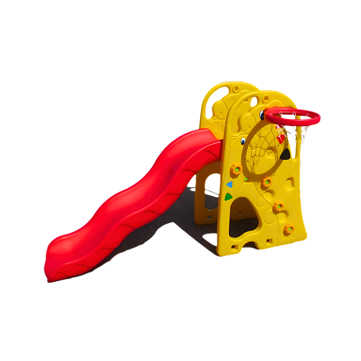 กระดานลื่น สไลเดอร์ยีราฟ (มีห่วงบาสในตัว) Giraffe Slider