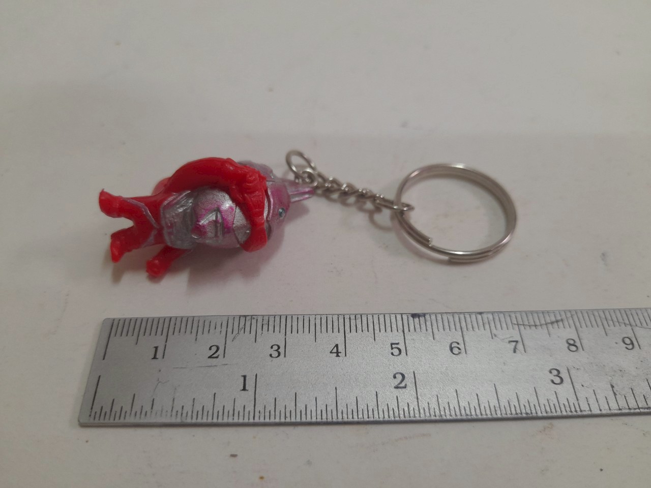 มีหลายภาพ งานเก่า พวงกุญแจอุลตร้าเซเว่นท่าจับแว่น ขนาดตามภาพ