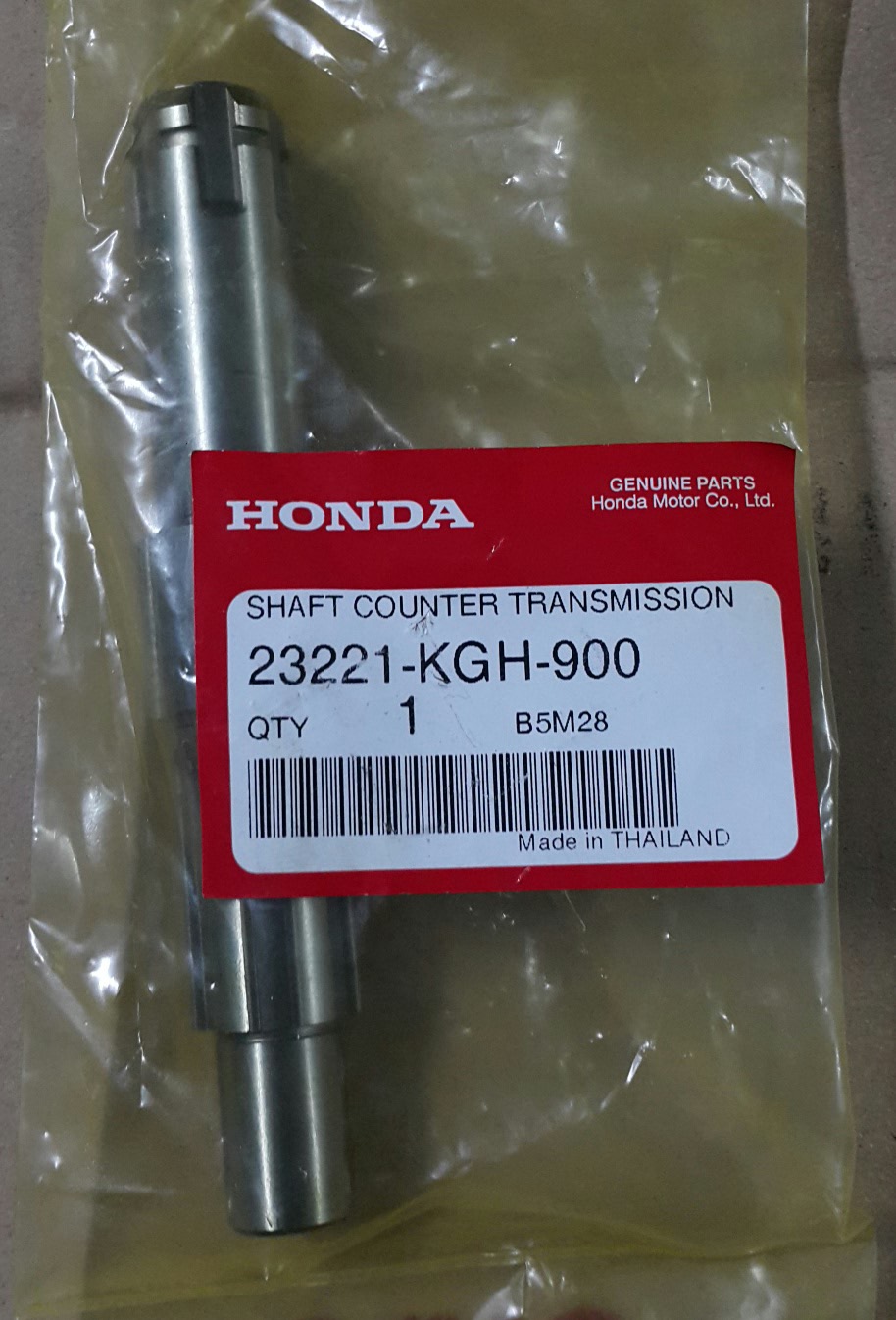 เพลาสเตอร์หน้า โซนิค125M,C