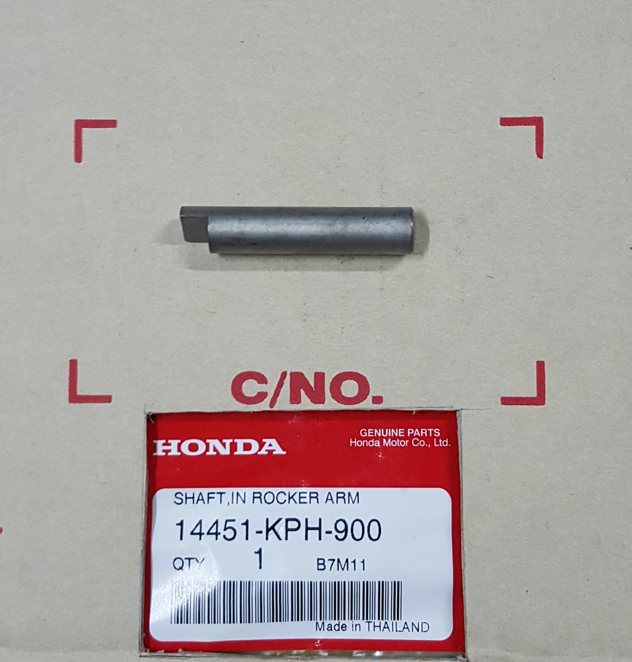 แกนกระเดื่องวาล์วไอดี เวฟ125/ดรีม125