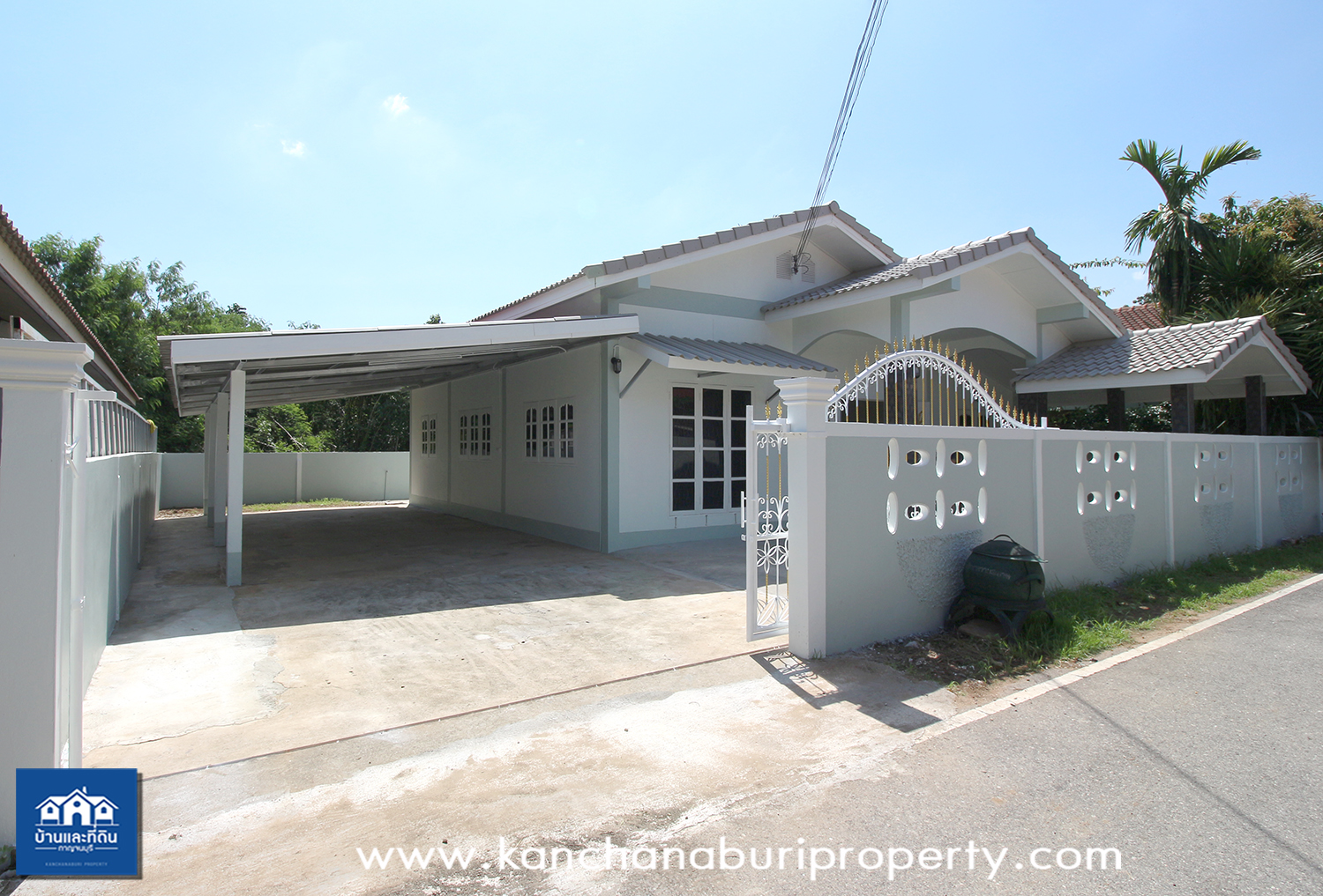 บ้านเดี่ยว 70 ตรว.พร้อมอยู่หนองบัวกาญจนบุรี