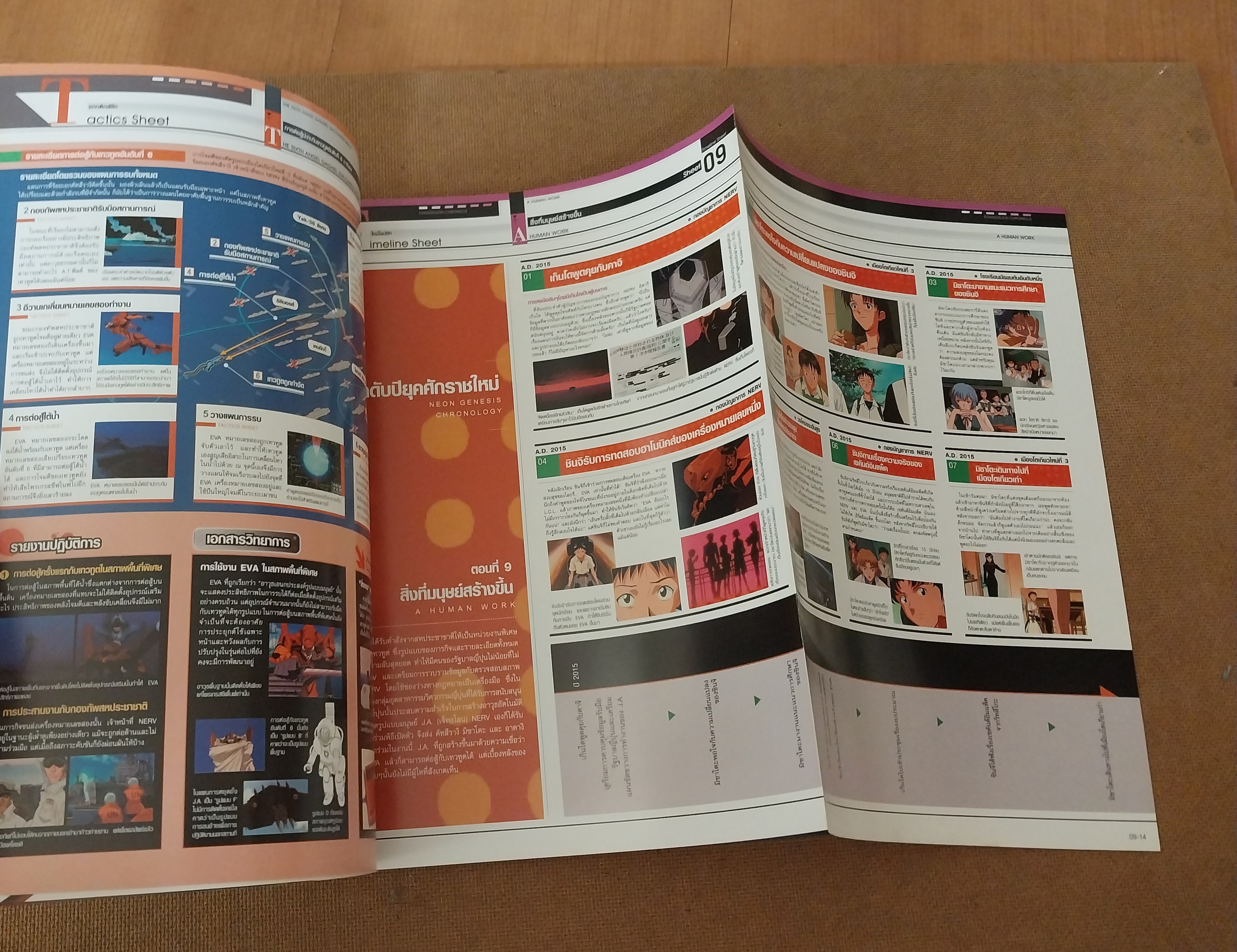 มีหลายภาพ, *แกะเพื่อถ่ายรูป,สารานุกรม สำหรับแฟนพันธุ์แท้อีวานเกเลี่ยน พิมพ์ 4 สีสวยงาม ตลอดทั้งเล่ม ฉบับที่ 9, Evangelion chronicle