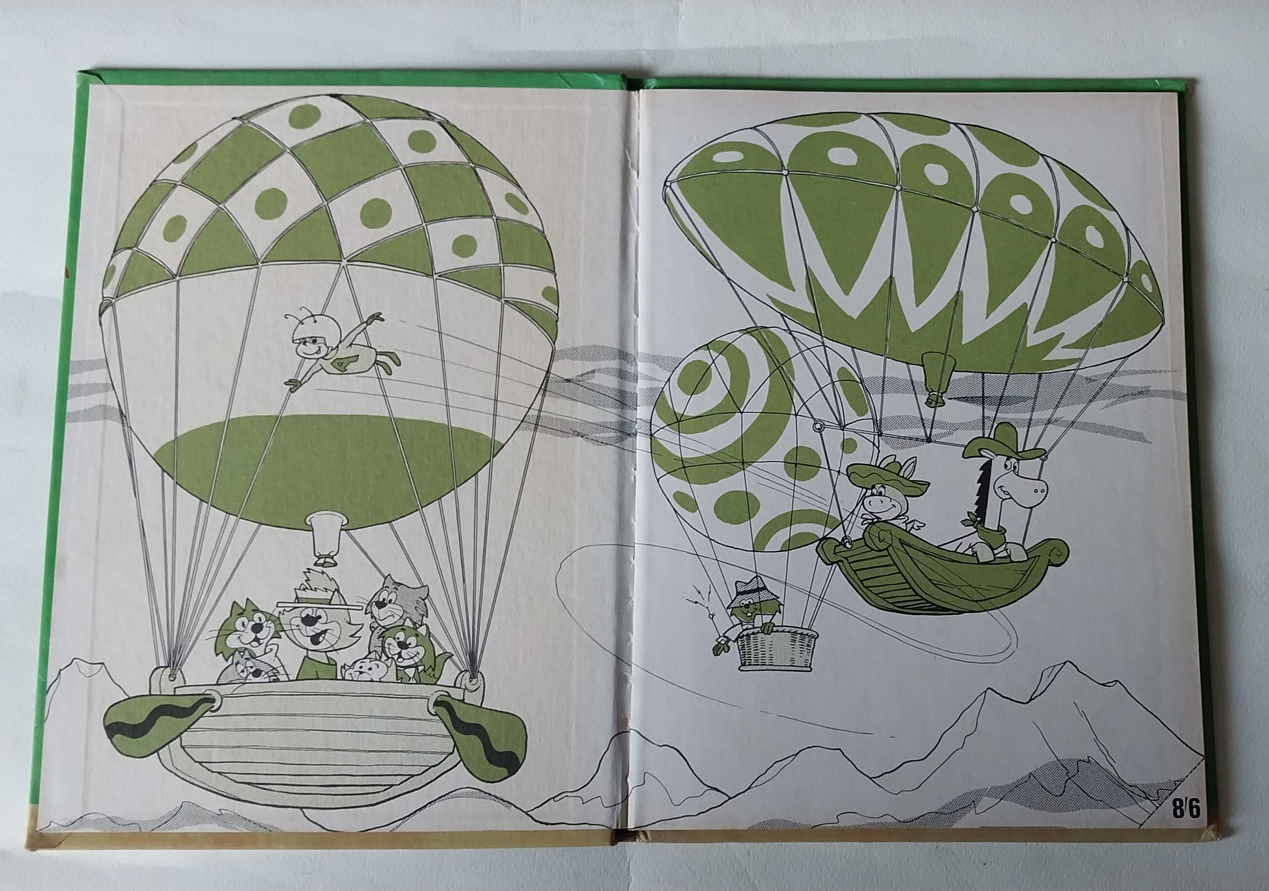 หนังสือภาพการ์ตูนฉบับภาษาอังกฤษจาก Hanna-Babara, Atom Ant annual , Quick Draw McGraw,Top Cat Secret Squirrel ปกแข็ง ภาพสีทั้งเล่ม