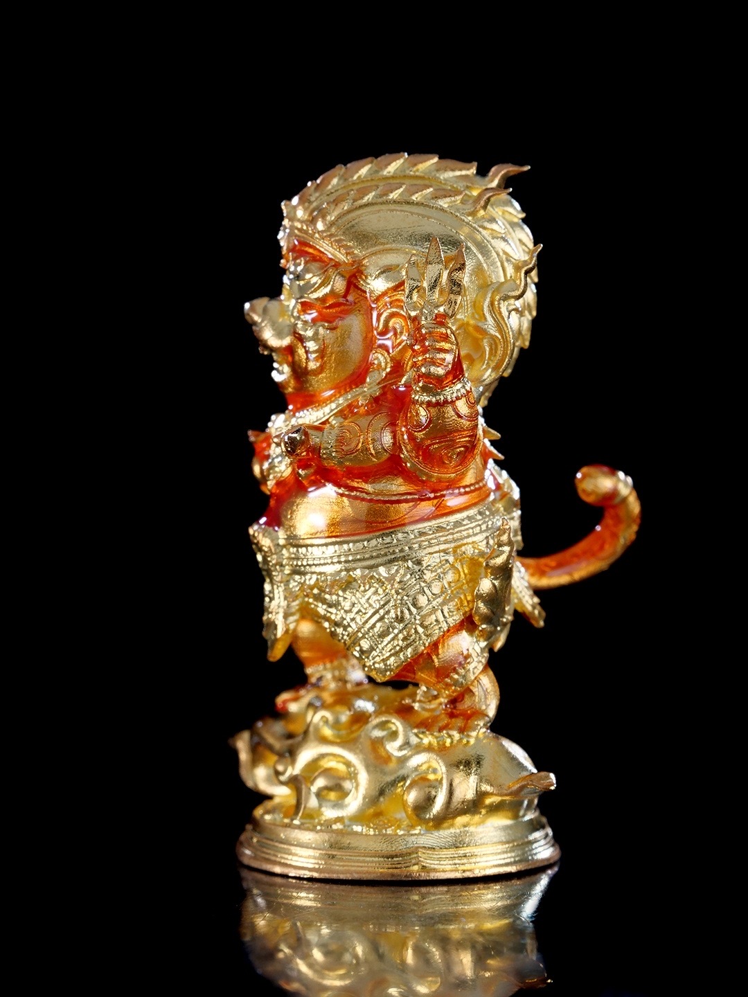 หนุมานชาญสมร รุ่น บารมีศิวาอวตาร รายการพิเศษศูนย์จอง เนื้อบรอนซ์ชุบทองลงยา