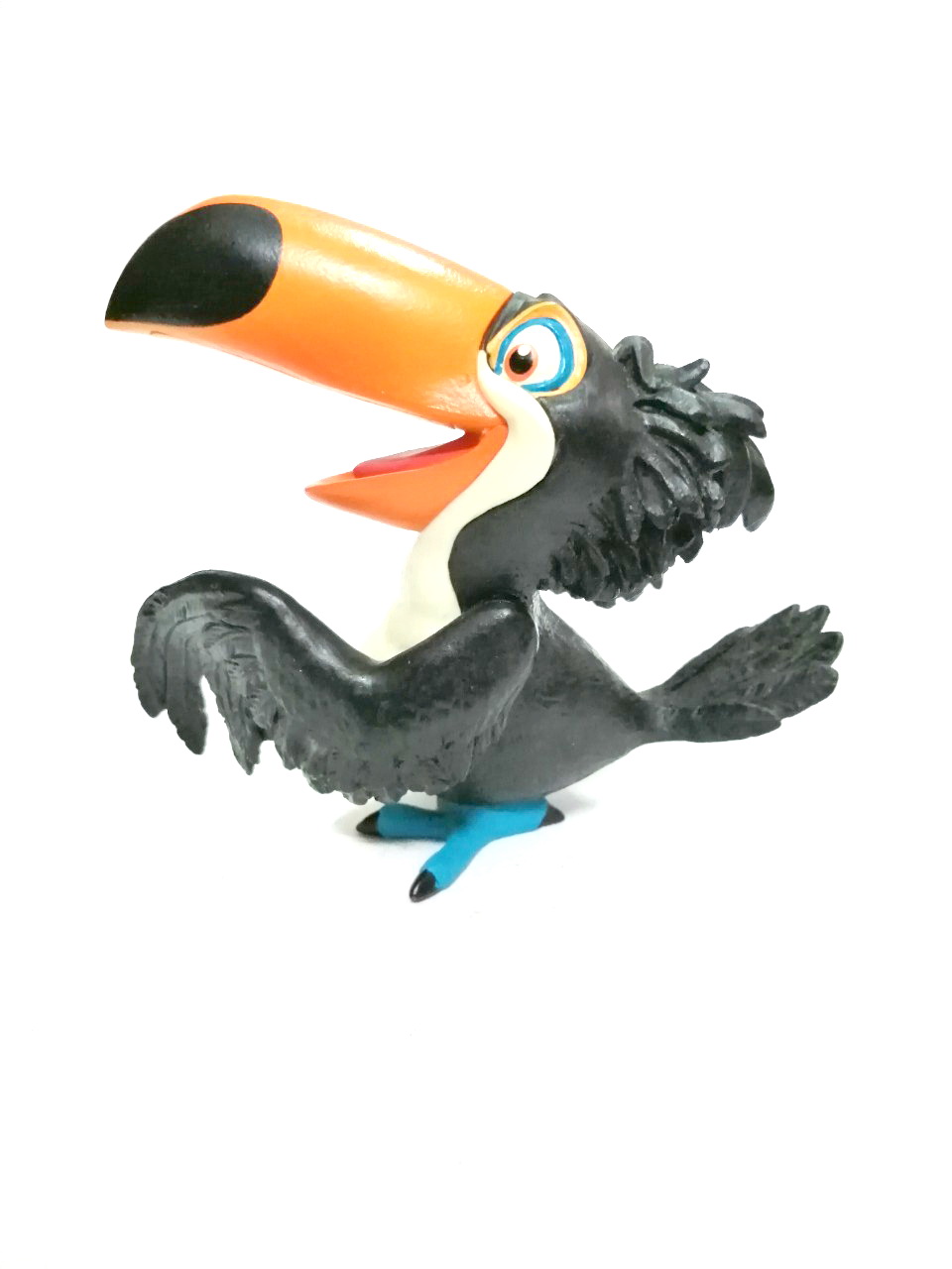 ฟิกเกอร์ RAFAEL ตัวละครจาก ภาพยนตร์ 3D.ของดิสนีย์ เรื่อง Rio ขนาด 3 นิ้ว ไม่มีฐาน แต่ตั้งได้ ,Figure Rafael, the animation bird from DIsney 's Rio