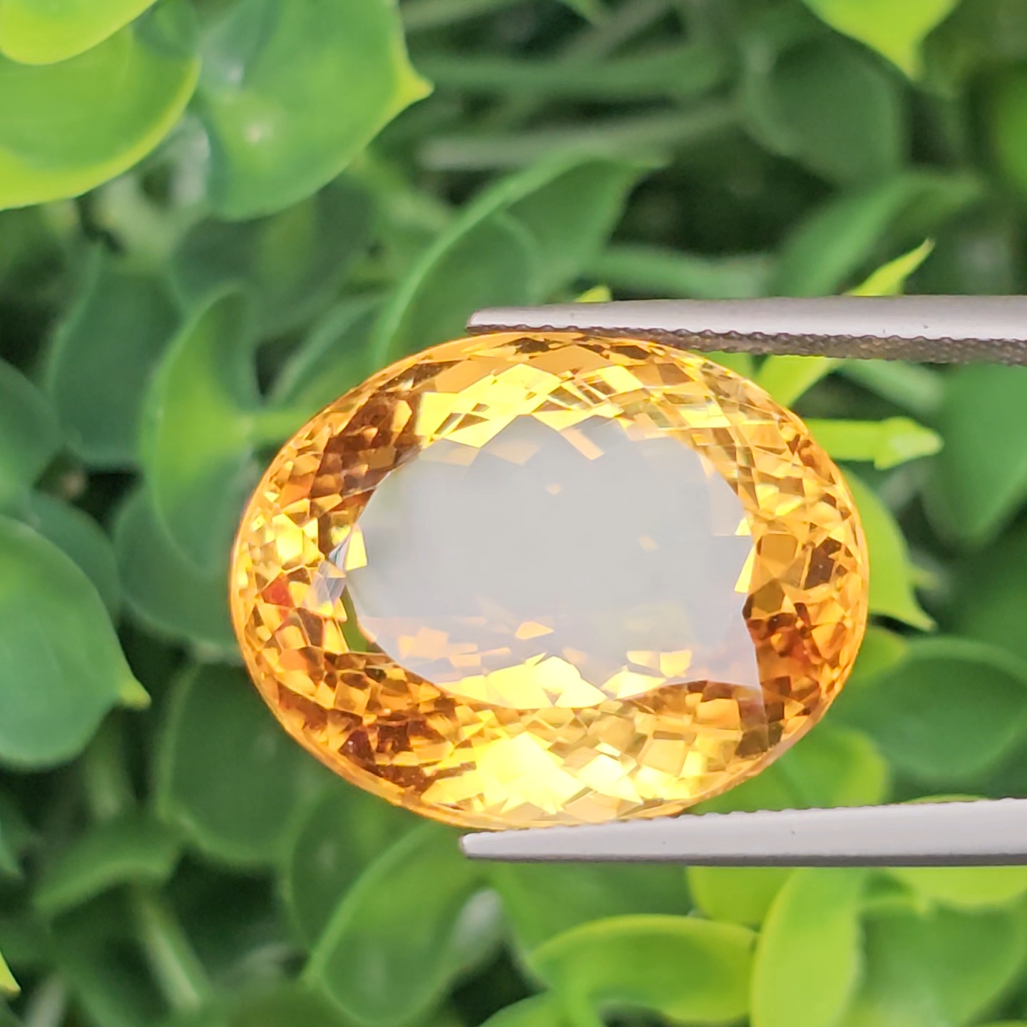 พลอย ซิทริน Citrine 32.66 กะรัต (Cts.) พลอยแท้ อัญมณีมงคลประจําวันเกิด เครื่องประดับพลอย