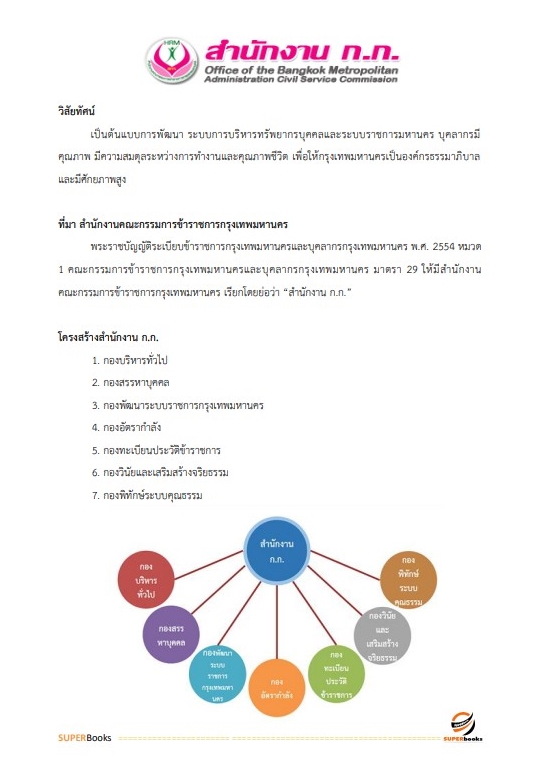 แนวข้อสอบ นักวิชาการจัดเก็บรายได้ปฏิบัติการ สำนักงานคณะกรรมการข้าราชการกรุงเทพมหานคร