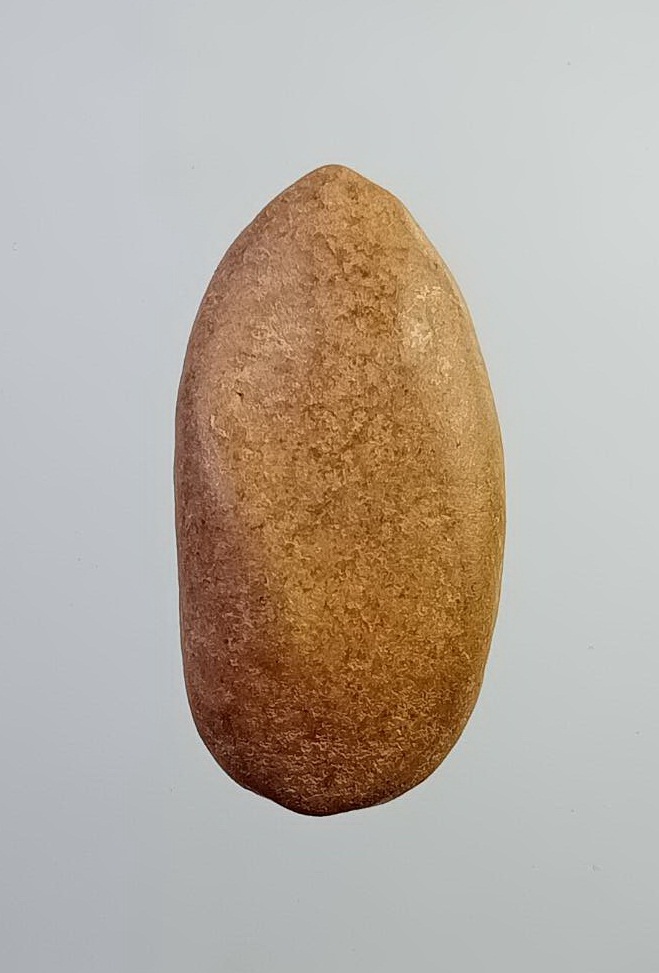 ผ2838 พระขุนแผน ไข่ผ่าซีก เนื้อดิน ไม่ทราบที่ครับ