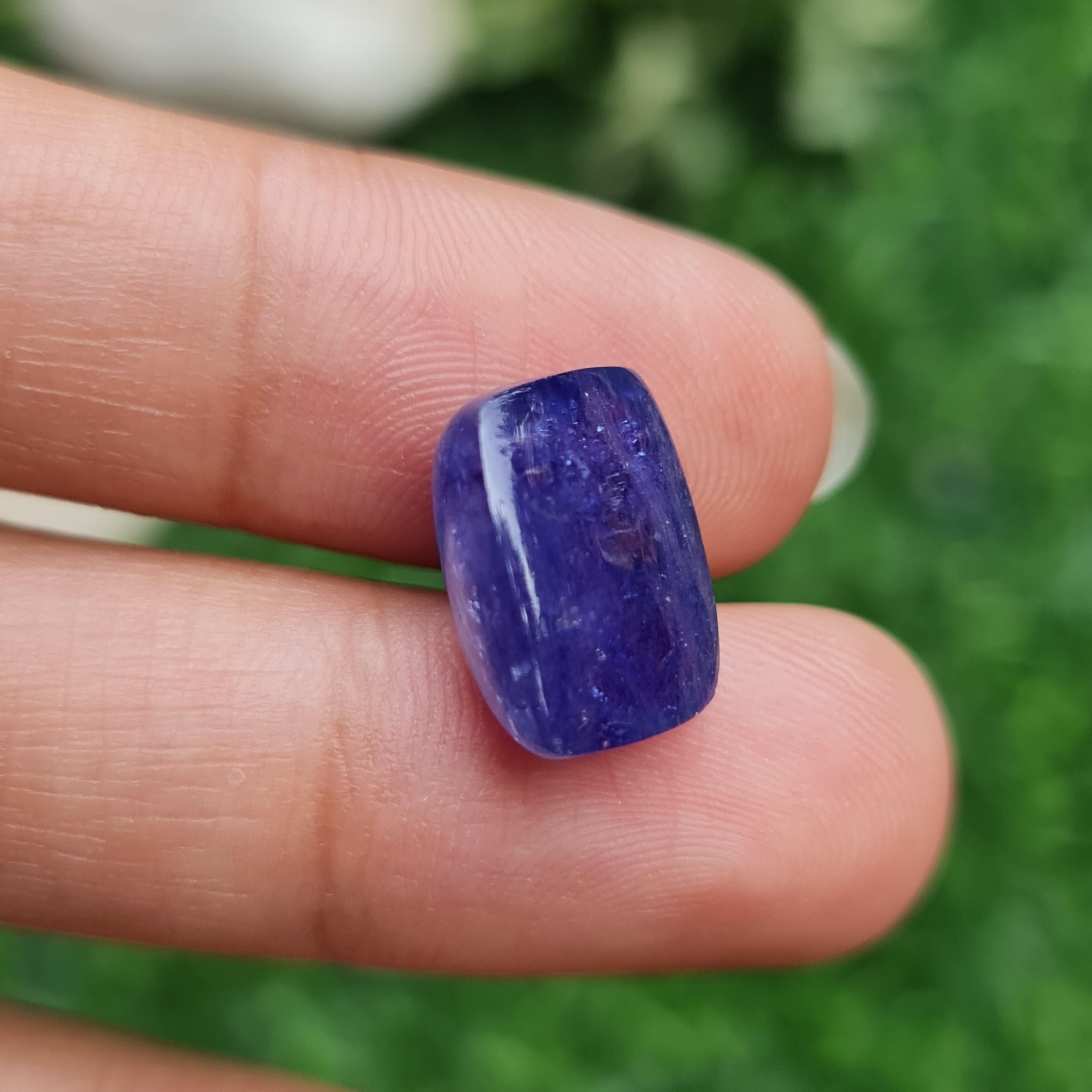 พลอย แทนซาไนท์ Tanzanite 11.69 กะรัต (Cts.) พลอยแท้ อัญมณีมงคลประจําวันเกิด เครื่องประดับพลอย