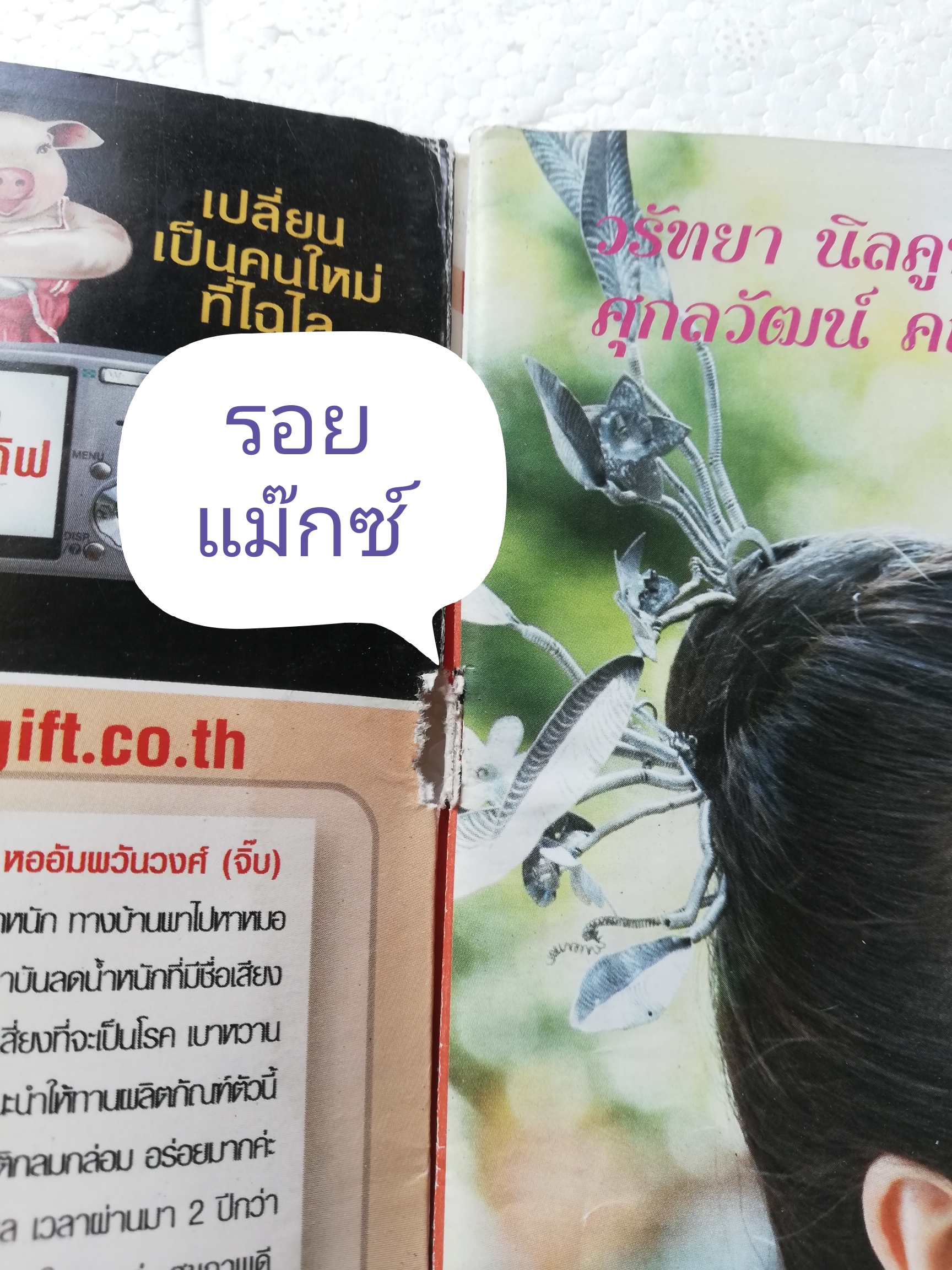 นิตยสารละครทีวีเก่า **มีตำหนิตามภาพ ชีวิตดาราฉบับพิเศษ ภูตแม่น้ำโขง ละครดังช่อง 7 ชมภาพเบื้องหลังกองถ่าย อ่านเรื่องย่อตามบทโทรทัศน์ 30 ตอนจบสมบูรณ์ นักแสดงนำ จุ๋ย วรัทยา นิลคูหา และ เวียร์ศุกลวัฒน์ คณารศ