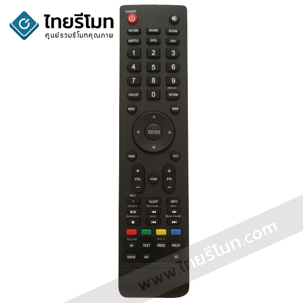 รีโมททีวี Skyworth รุ่นE510