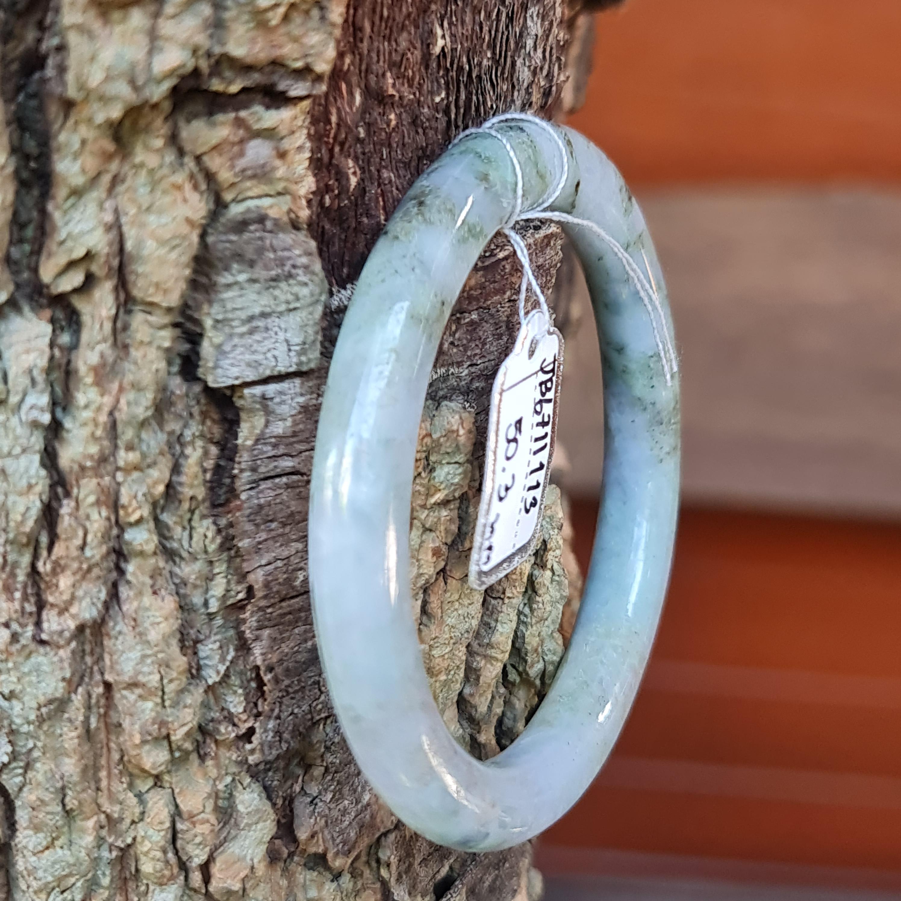 JB6711113 หยก พม่า แท้ Jade กำไลหยก (Jadeite bracelet) พม่า (Myanmar) 50.3 มม.